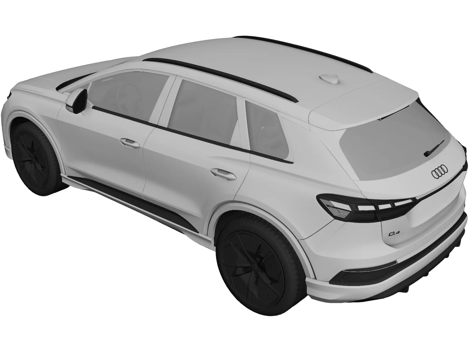 Audi Q4 e-tron (2021) 3D Model