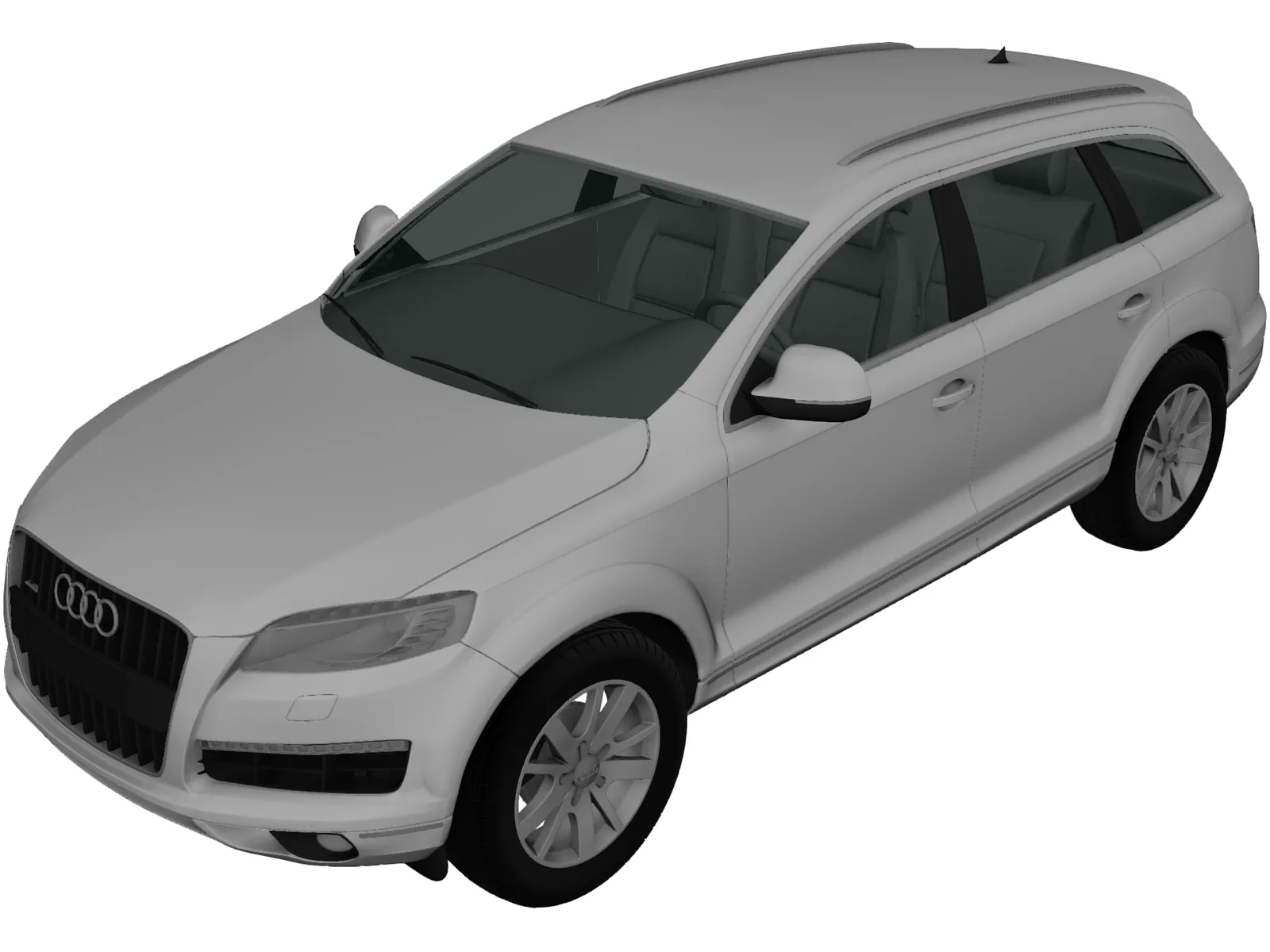 Audi Q7 (2010) 3D Model