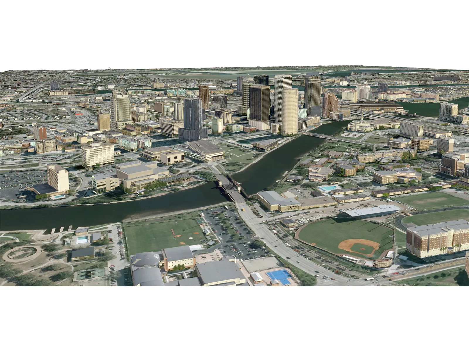 Tampa City 3D Model