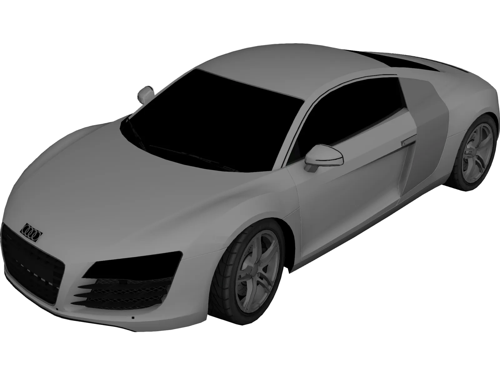 Audi R8 3D Model