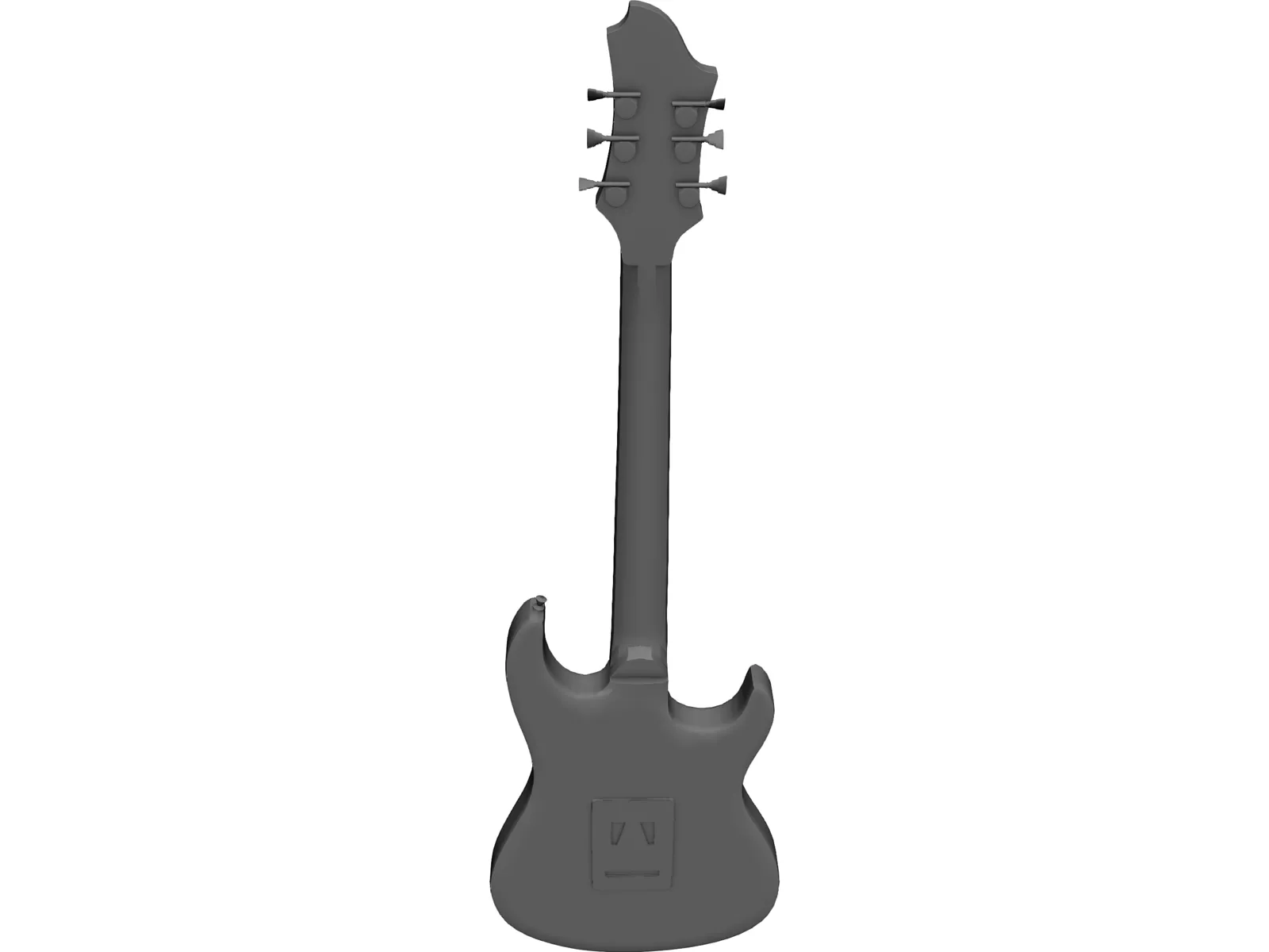 Electric Guitar 3D Model