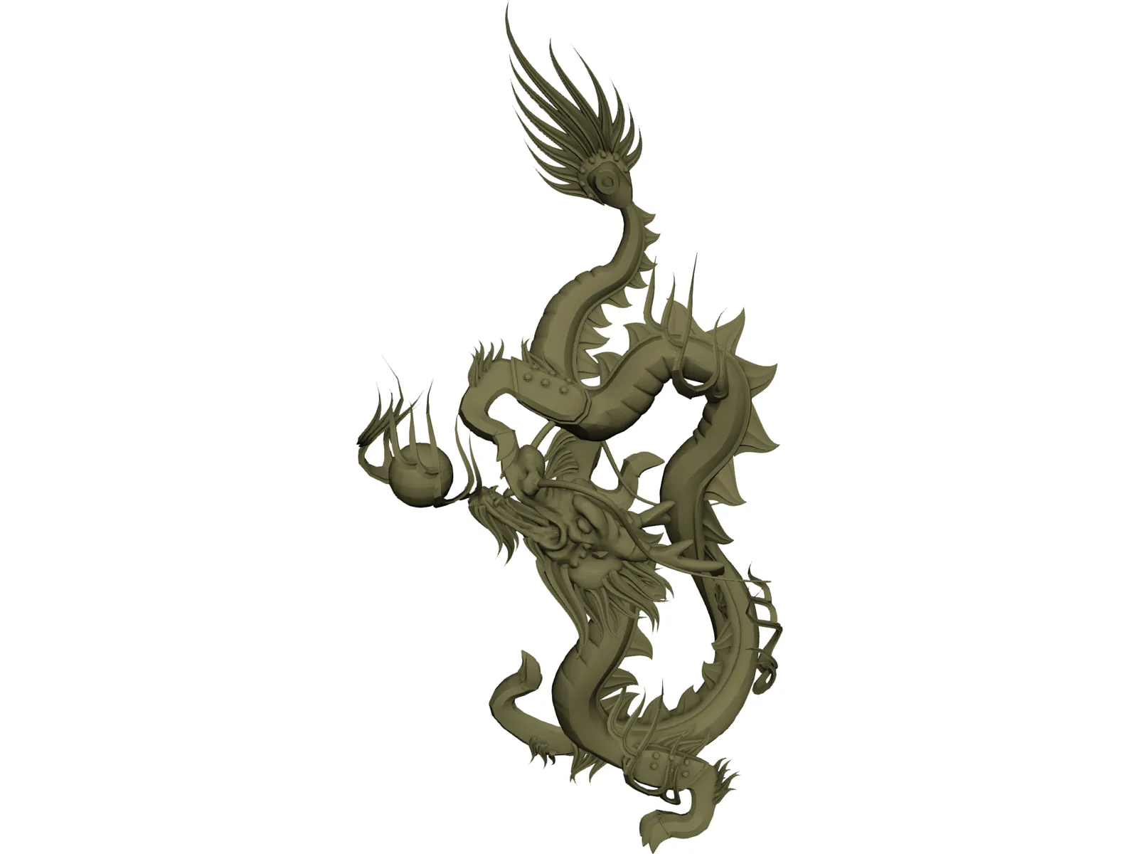 Chinese Dragon 3D Model