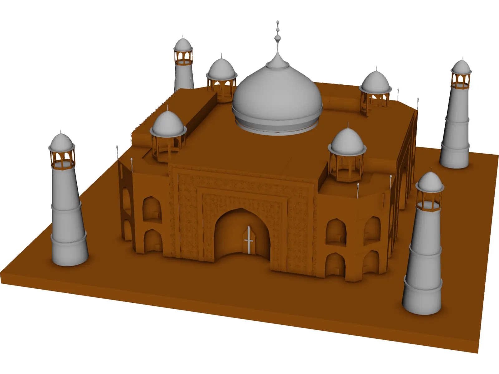 Taj Mahal 3D Model