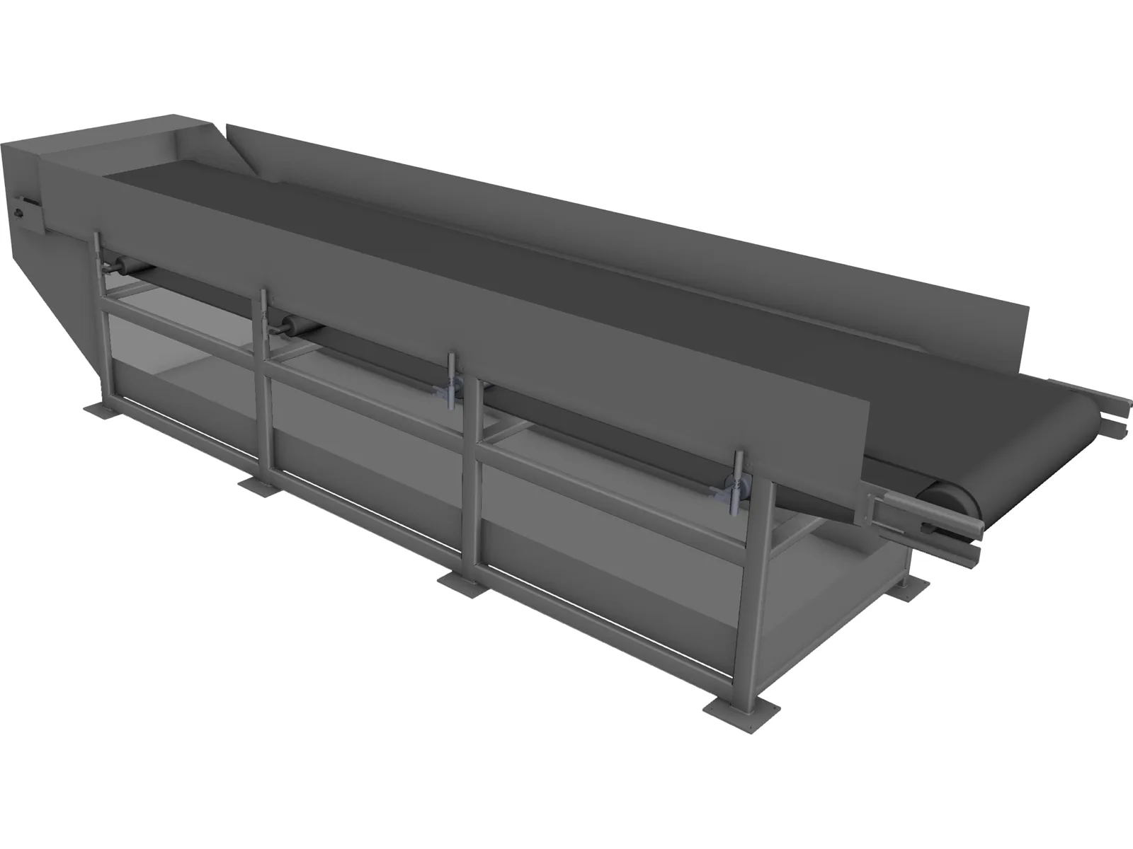 Conveyor Belt 5m 3D Model