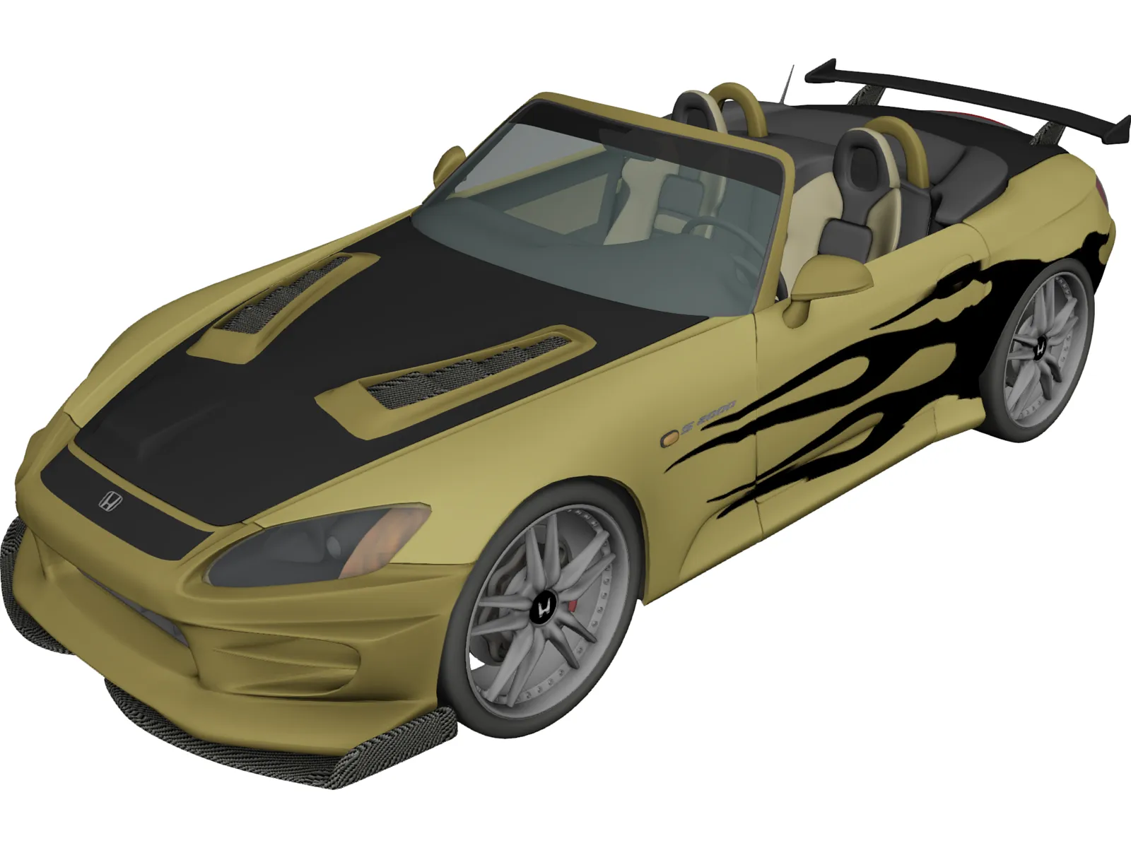 Honda S2000 [Tuned] 3D Model