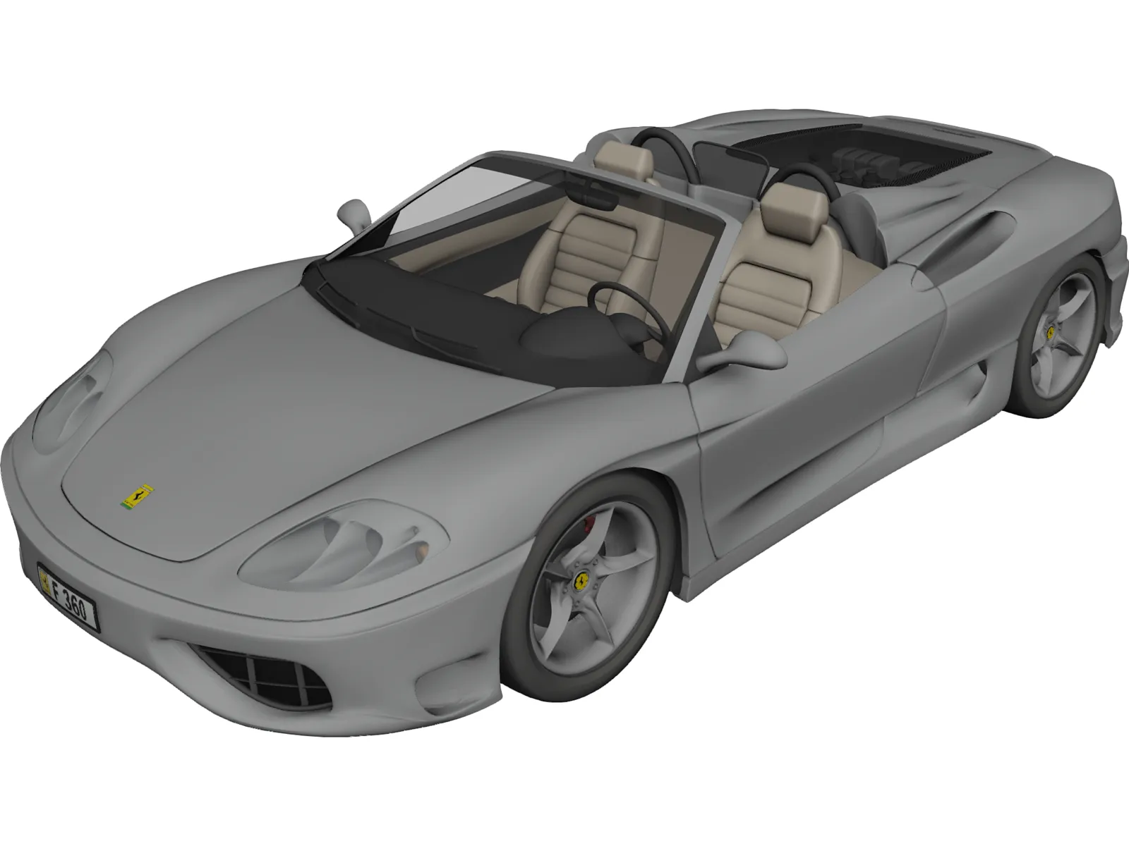 Ferrari 360 Spider 3D Model