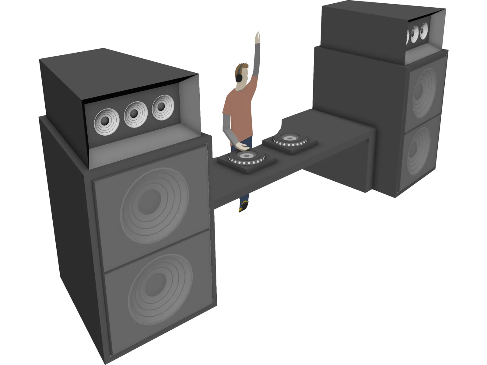 DJ 3D Model