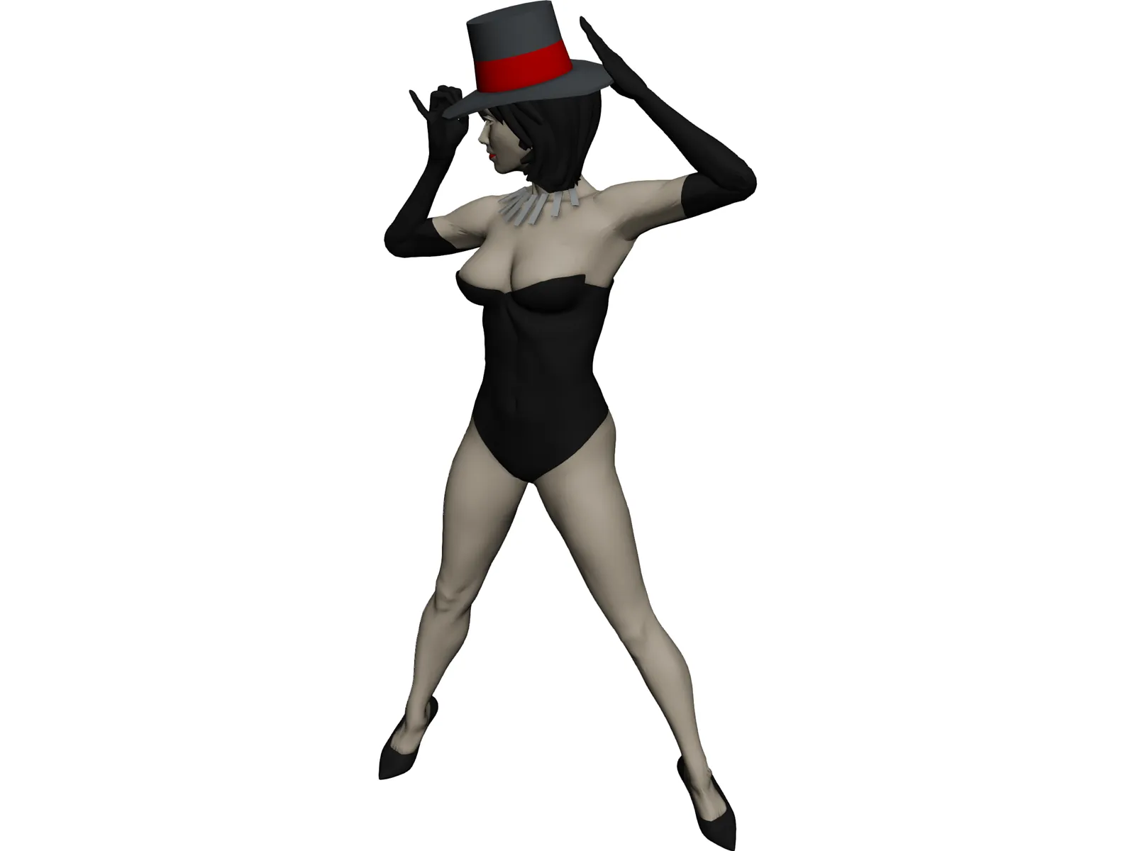 Woman Domenika 3D Model