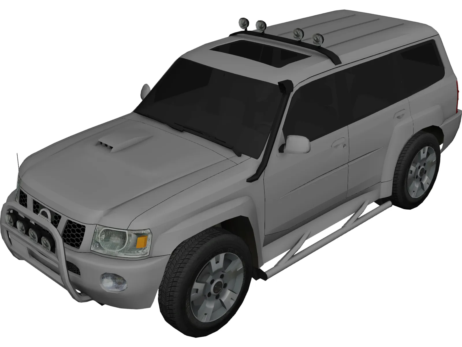 Nissan Patrol (2005) 3D Model