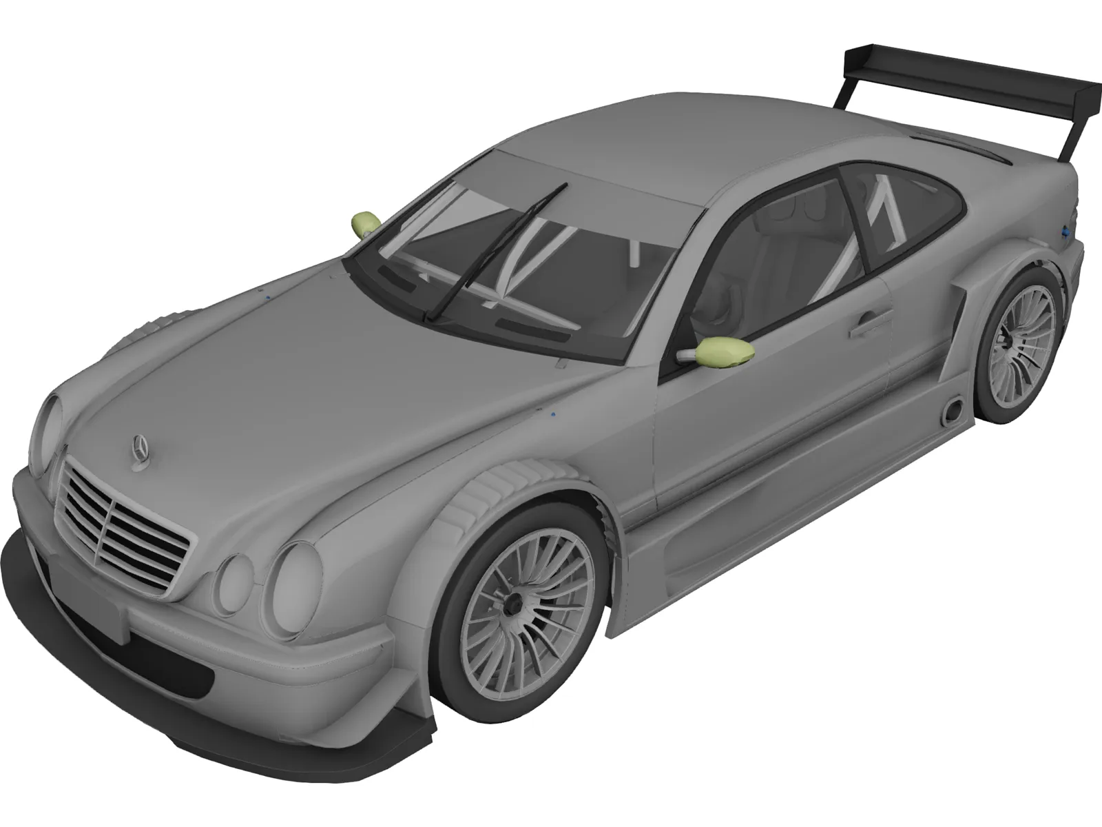 Mercedes-Benz CLK GTR 3D Model