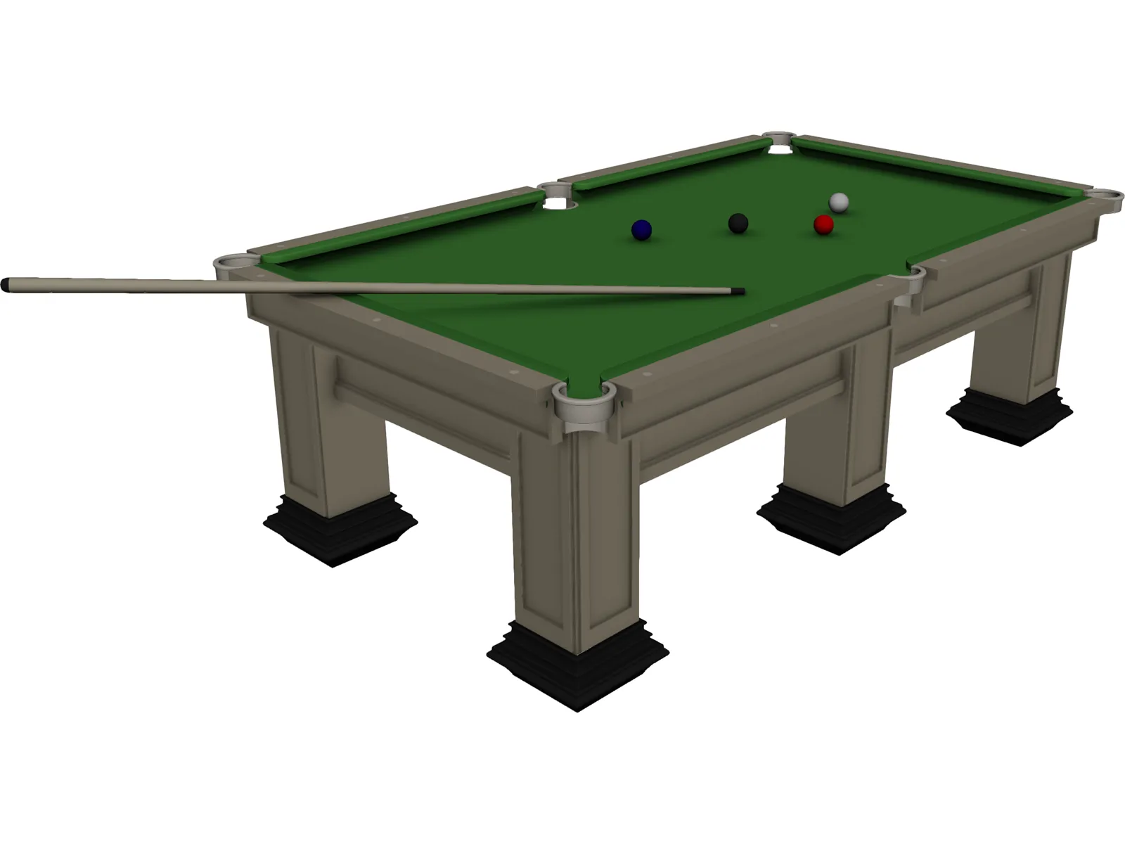 Pool Table 3D Model