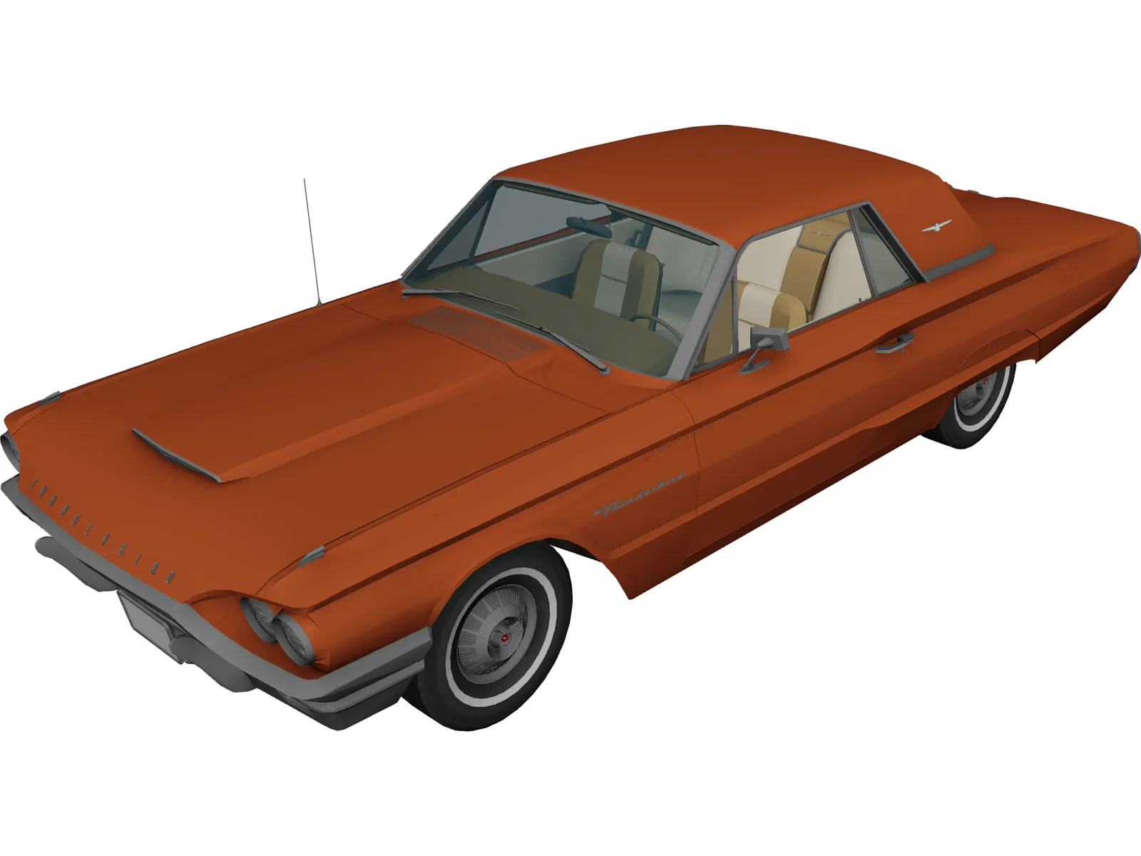 Ford Thunderbird (1964) 3D Model