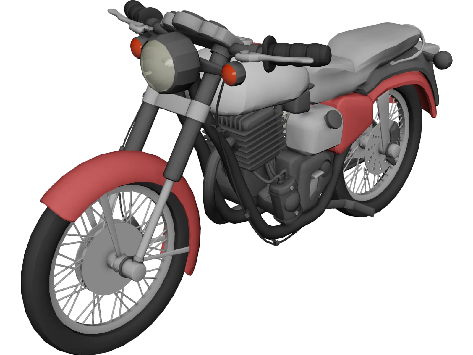 Harley-Davidson Motorcycle 3D Model