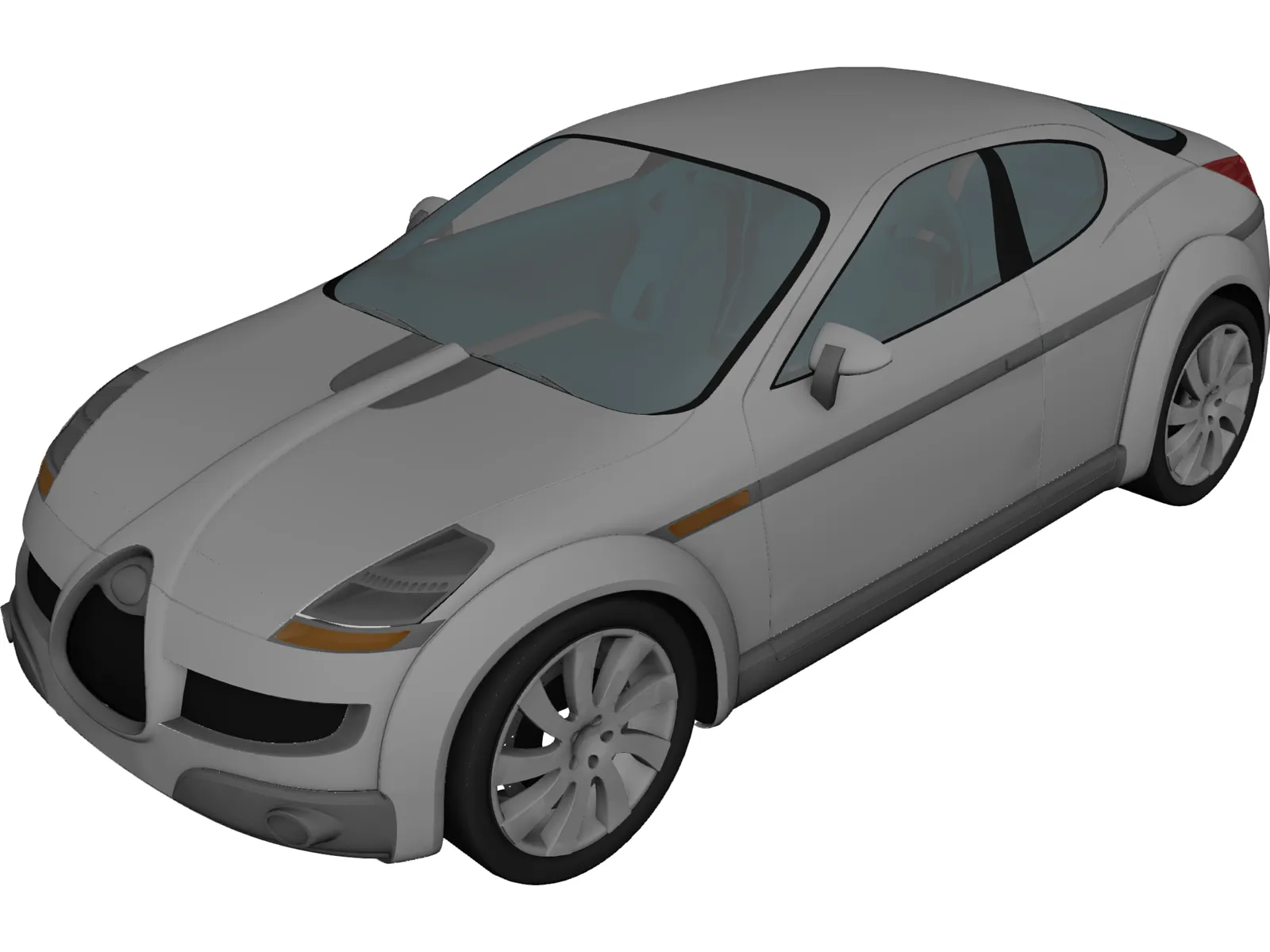 Subaru B11S Concept 3D Model