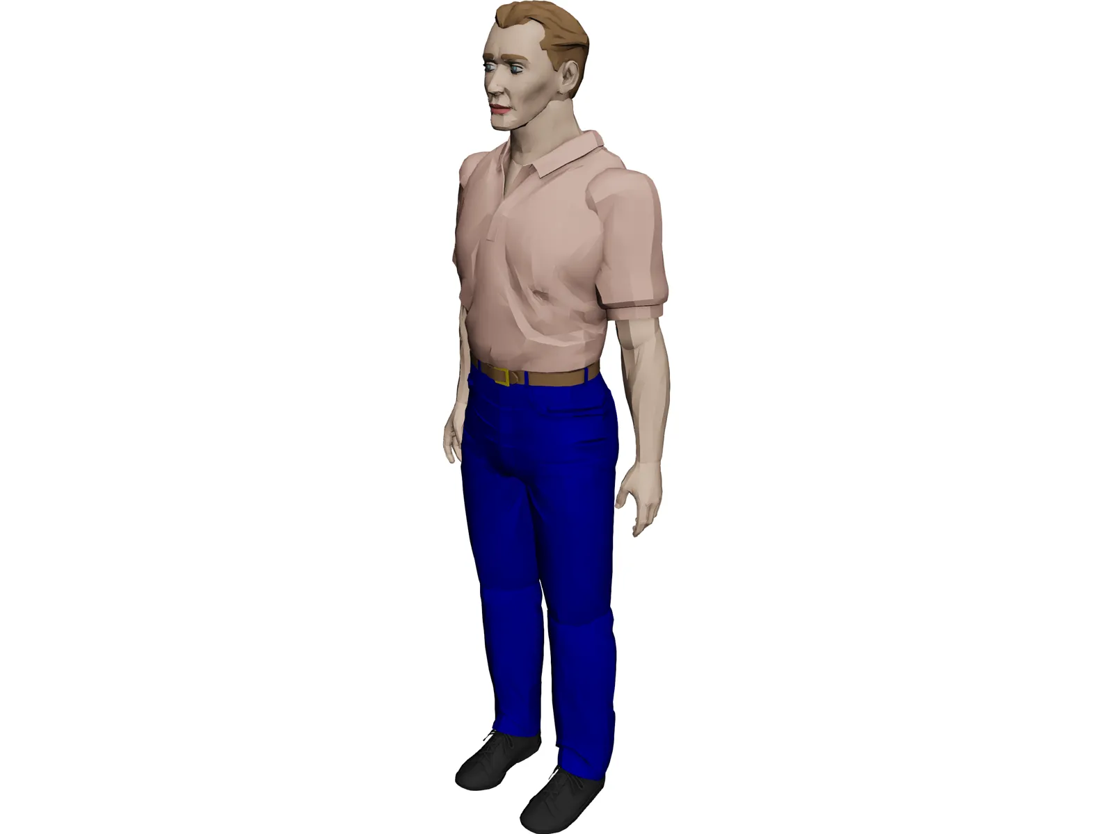 Man Worker 3D Model