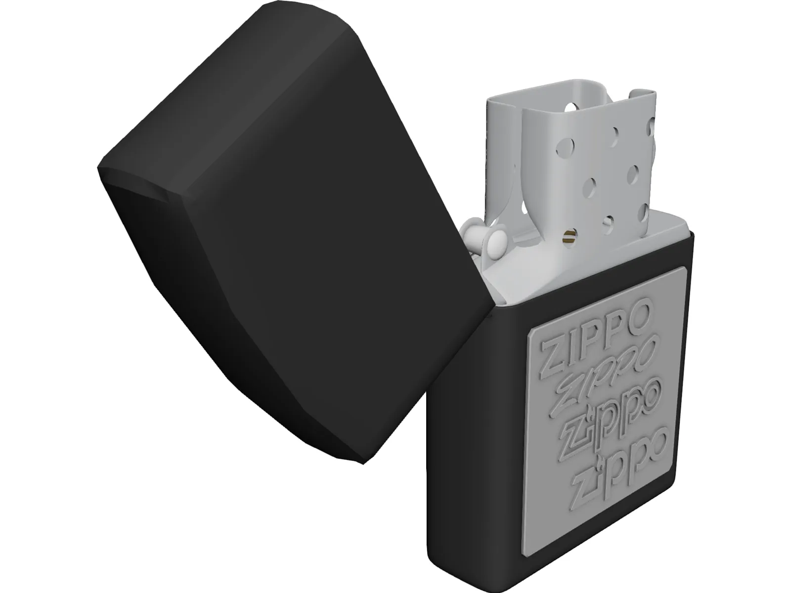 Zippo Lighter 3D Model