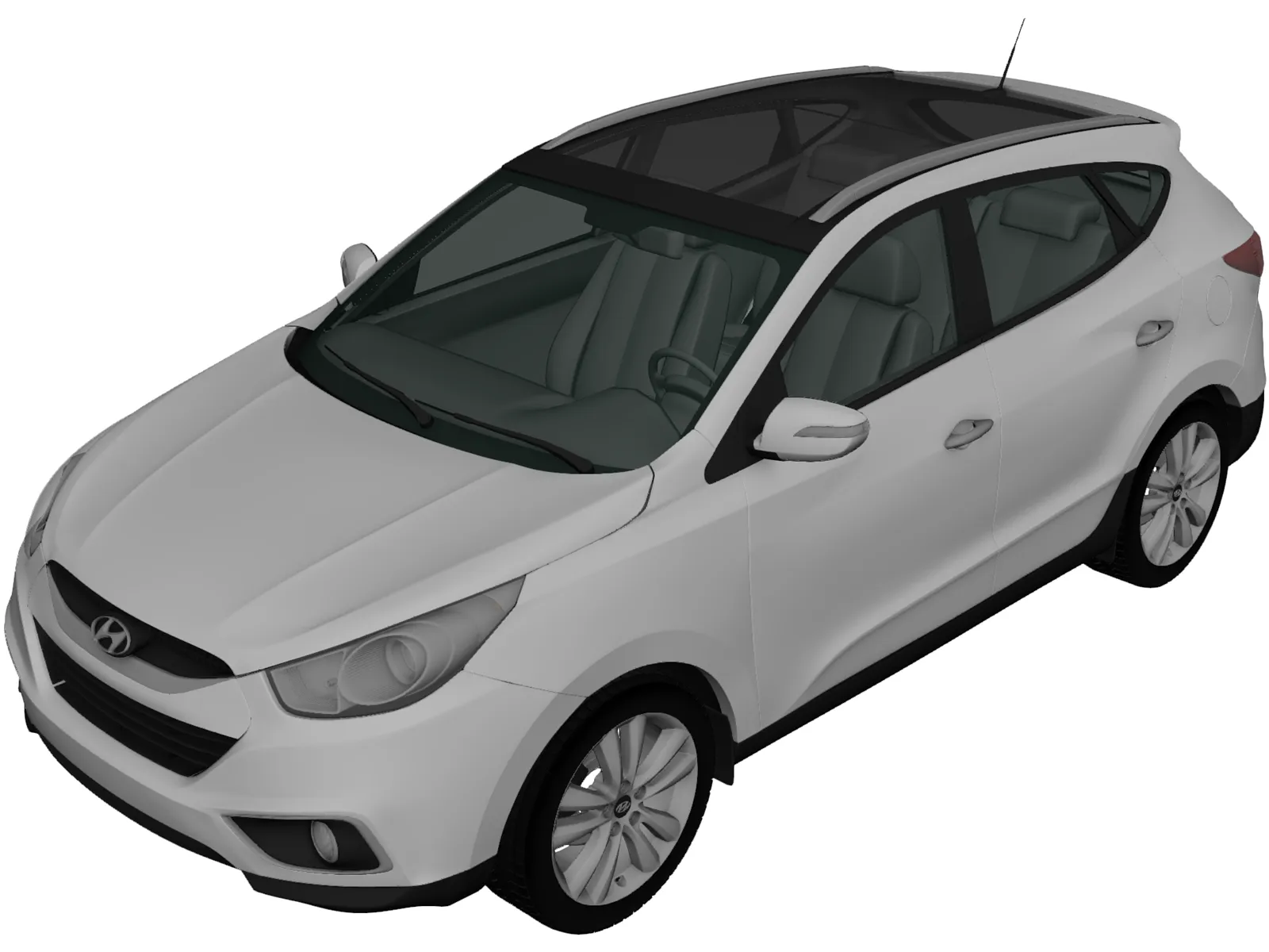 Hyundai ix35 (2011) 3D Model