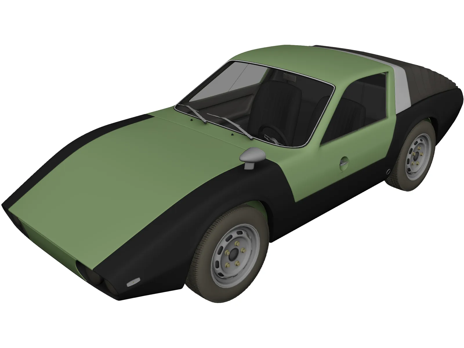 Porsche 911 HLS (1967) 3D Model