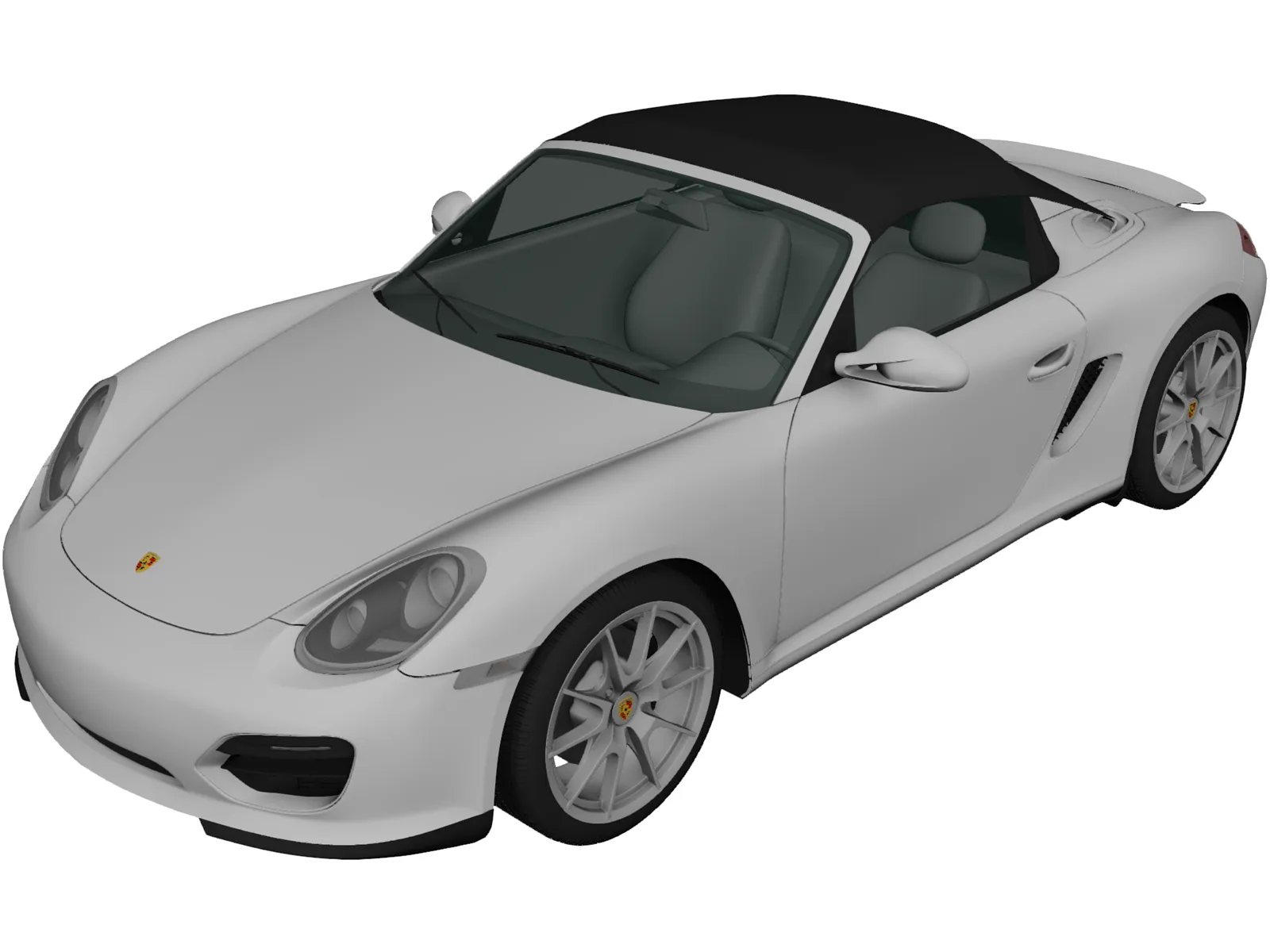 Porsche Boxster Spyder (2011) 3D Model