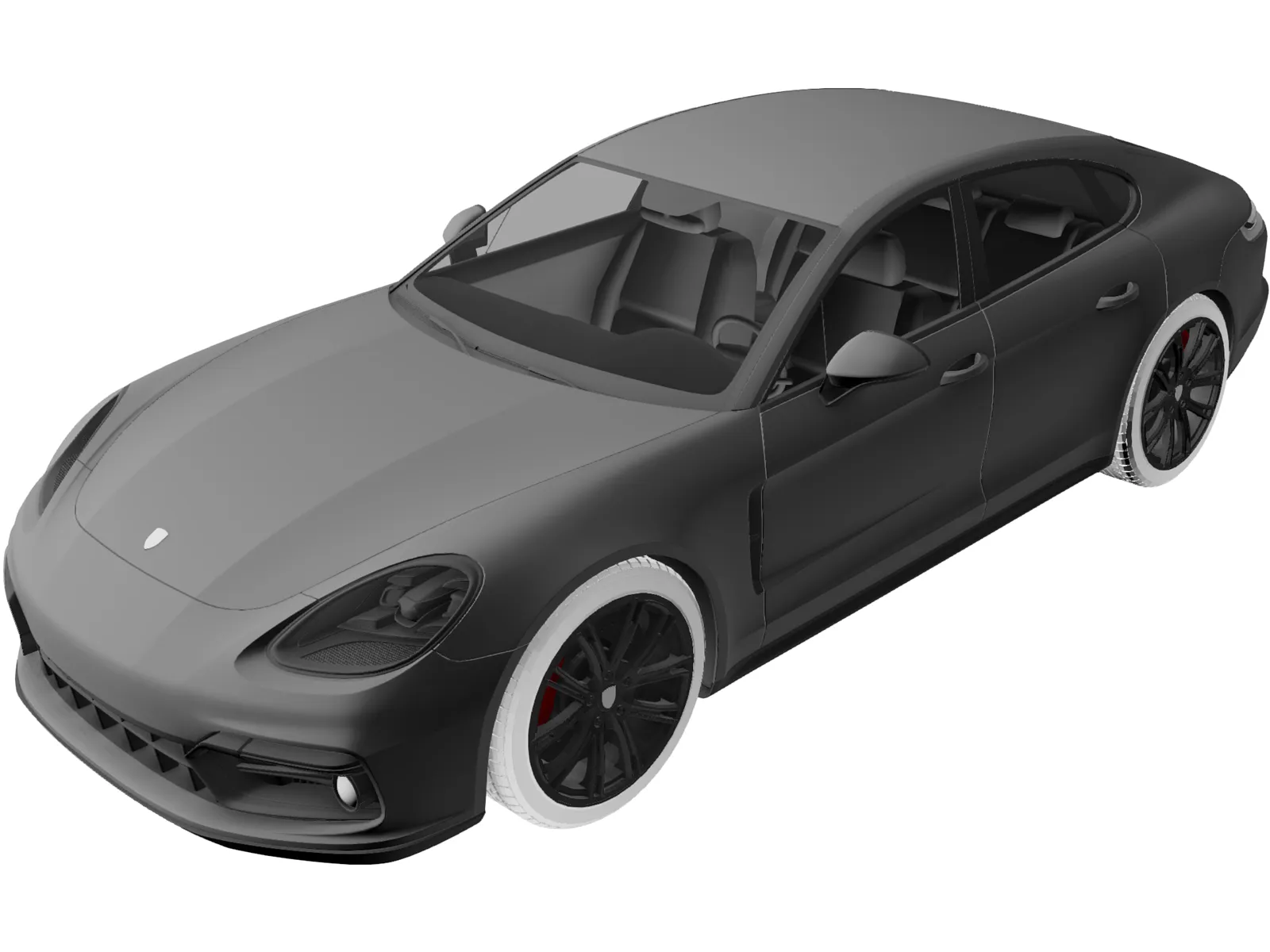 Porsche Panamera GTS (2019) 3D Model