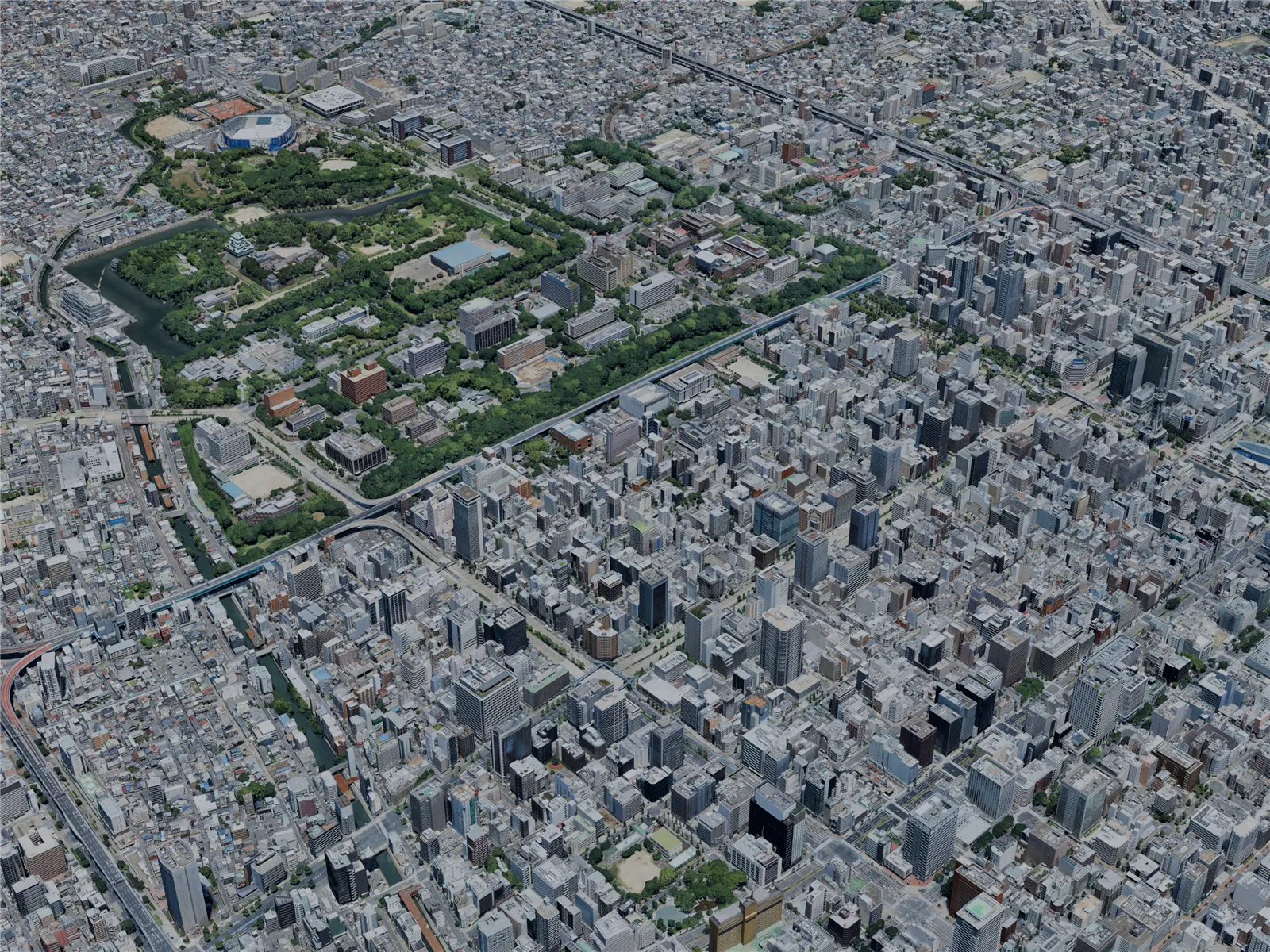 Nagoya City, Japan (2024) 3D Model
