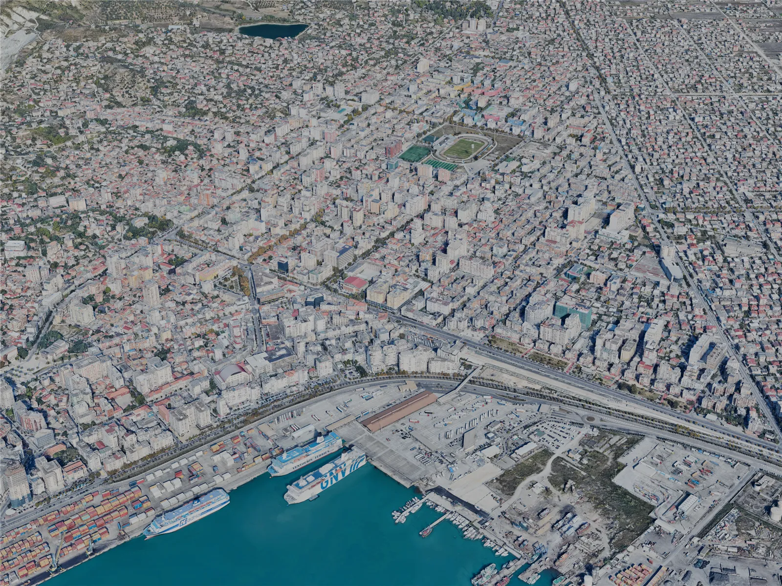 Durres City, Albania (2024) 3D Model