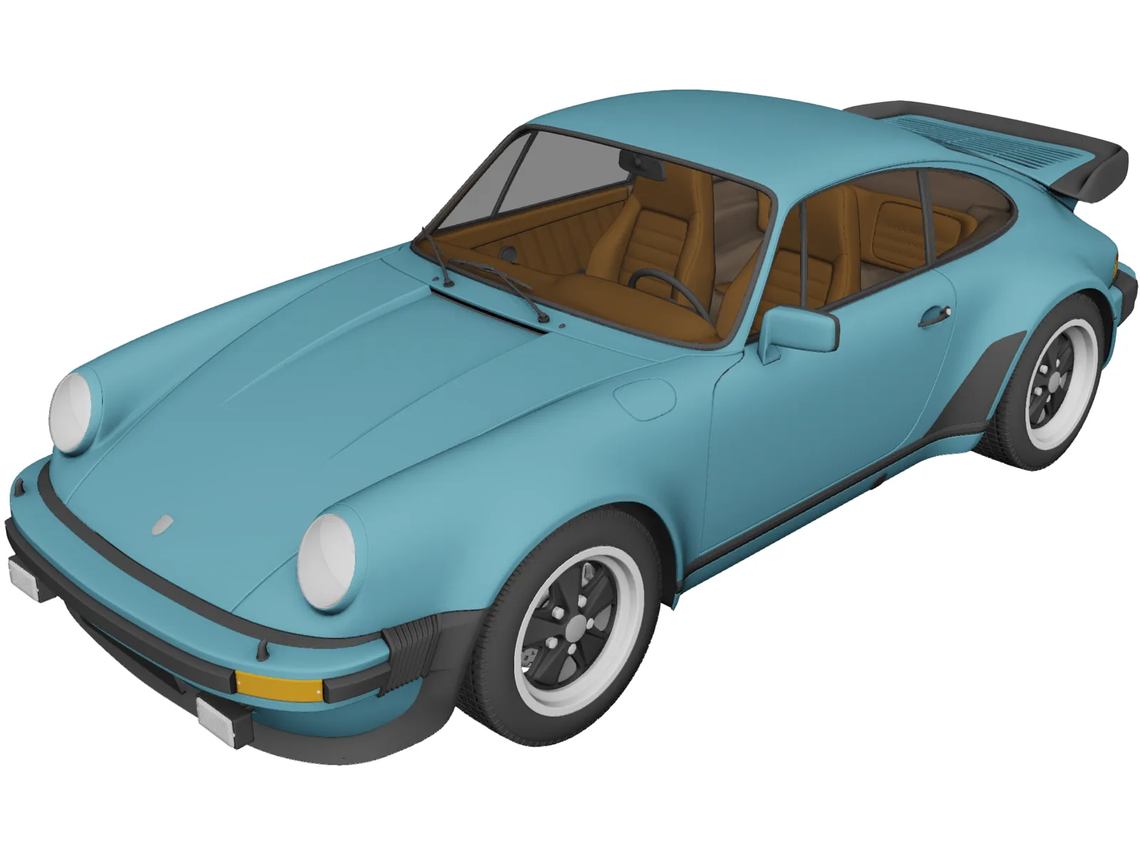 Porsche 911 [930] Turbo (1975) 3D Model