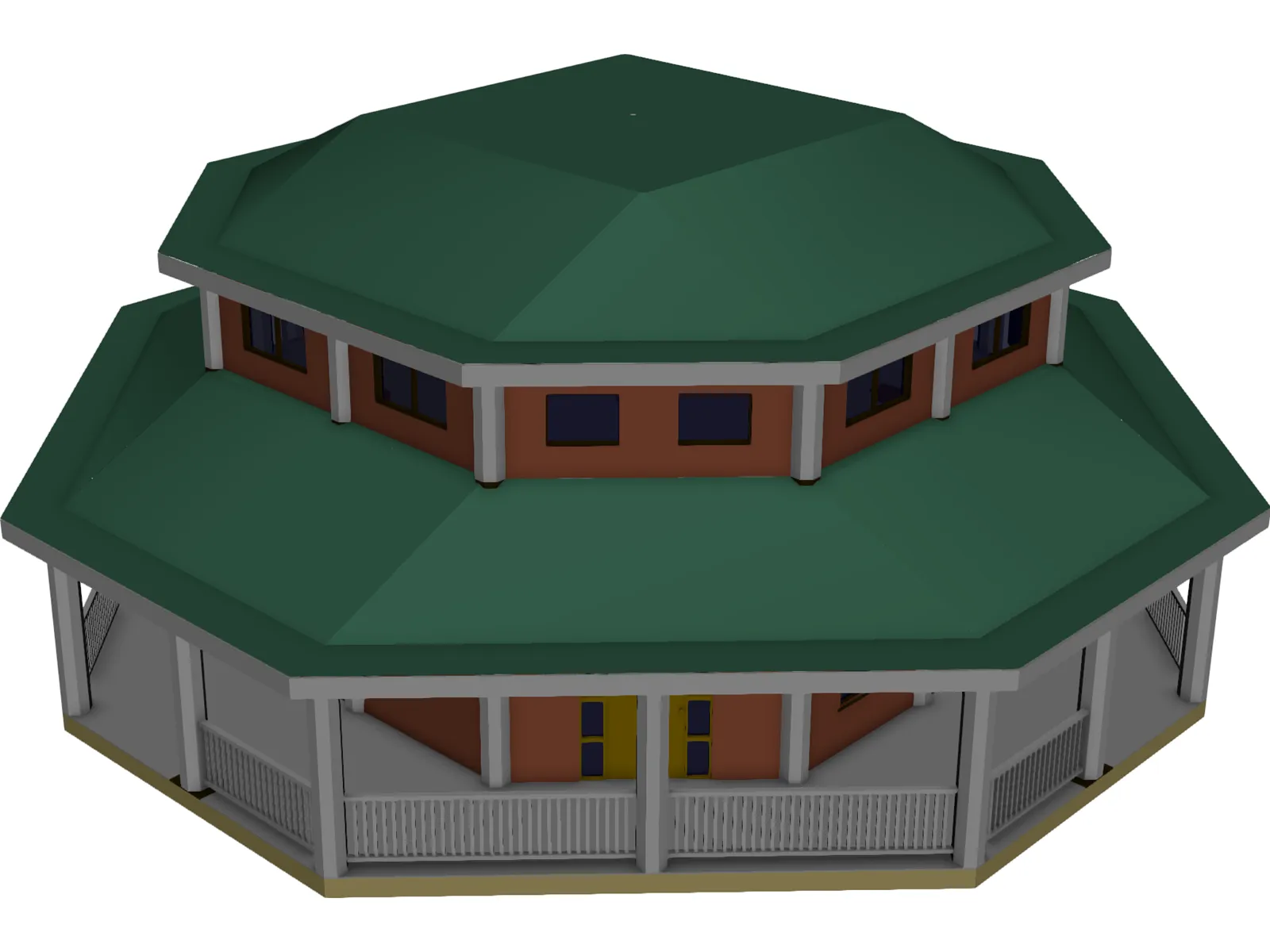 Modular House 3D Model