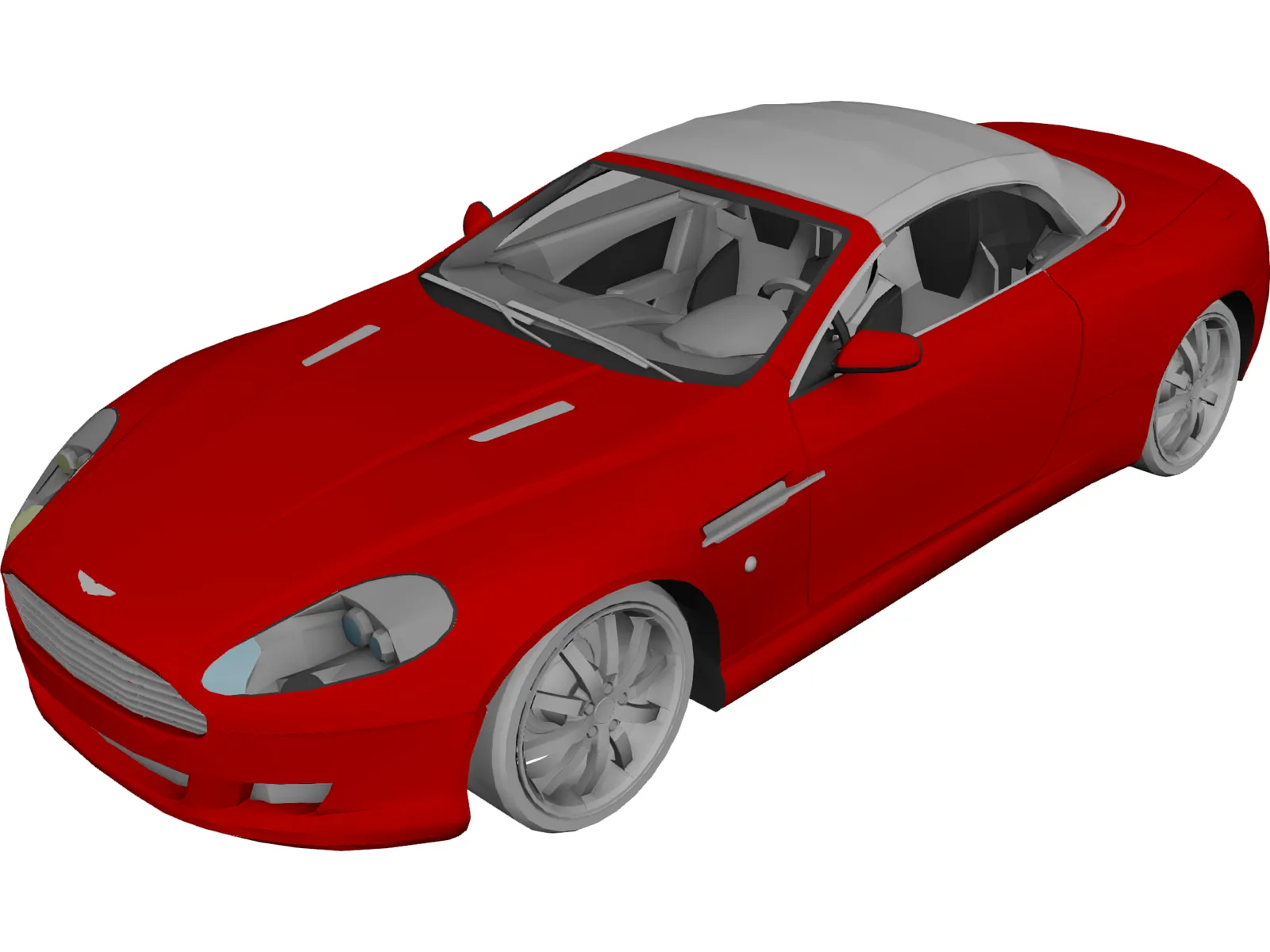 Aston Martin Vanquish Cabrio 3D Model