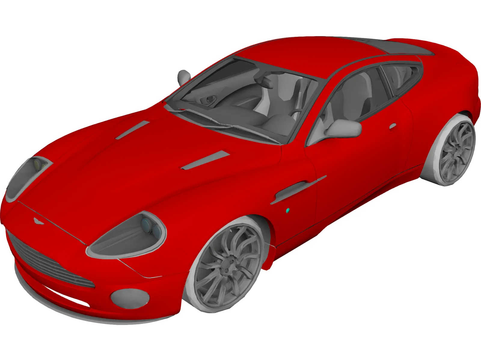 Aston Martin Vanquish 3D Model