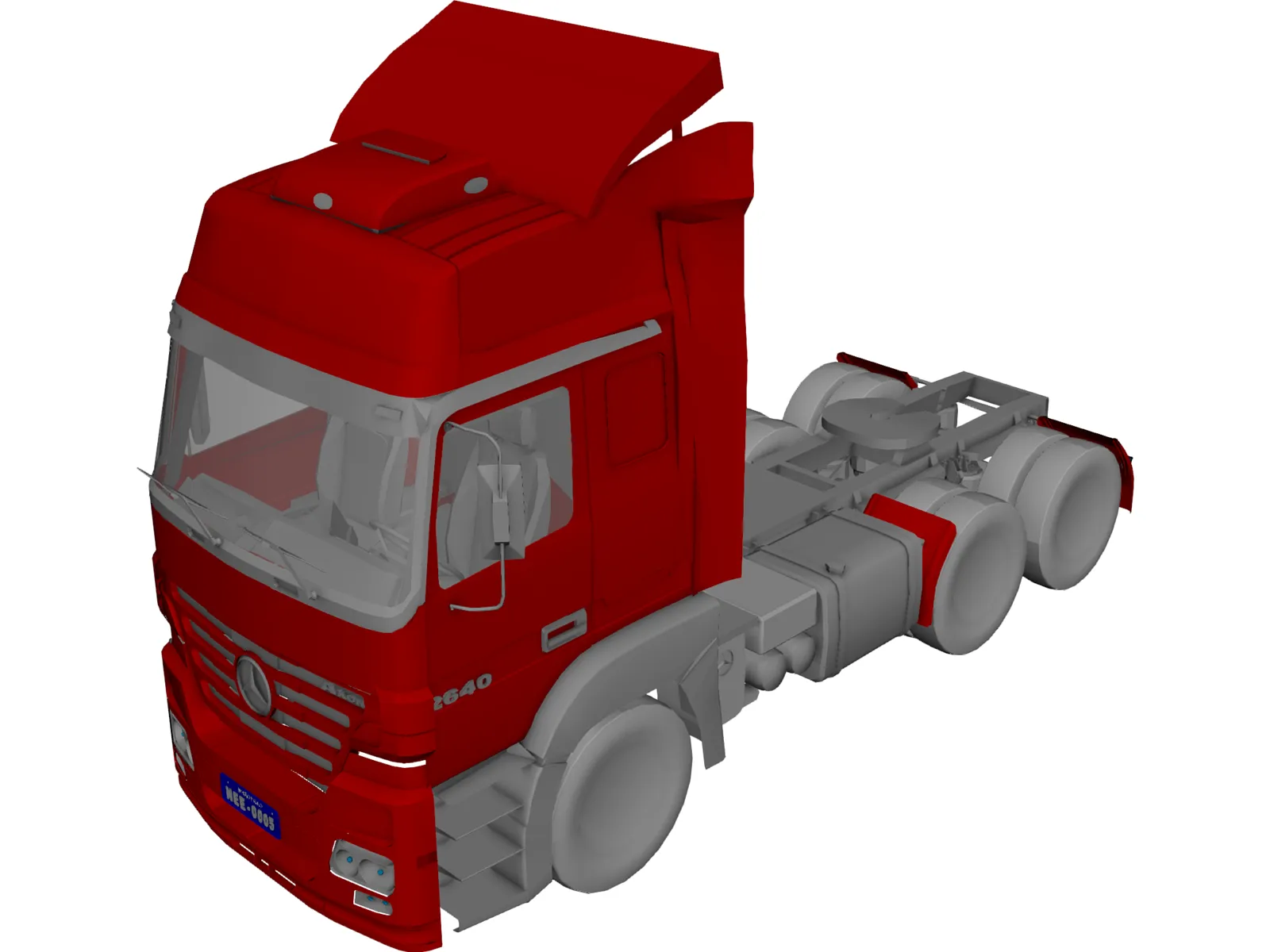 Mercedes-Benz Axor 2046 3D Model