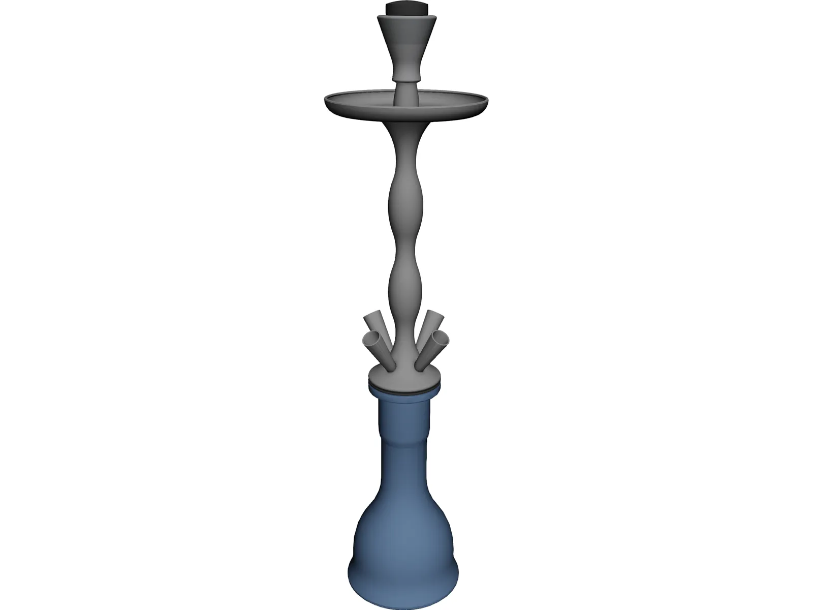 Shisha for 4 Tubes 3D Model