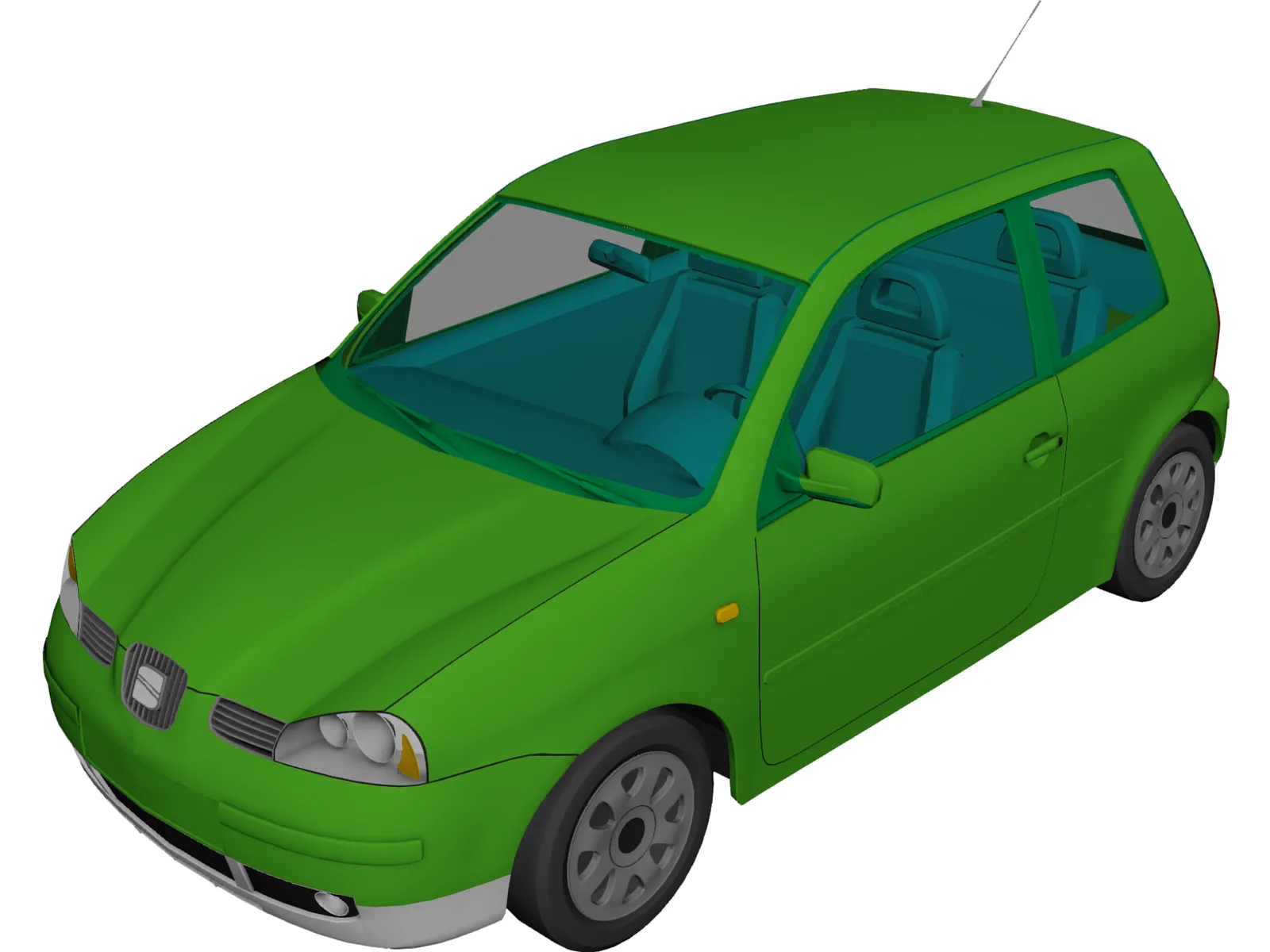 Seat Arosa 3D Model