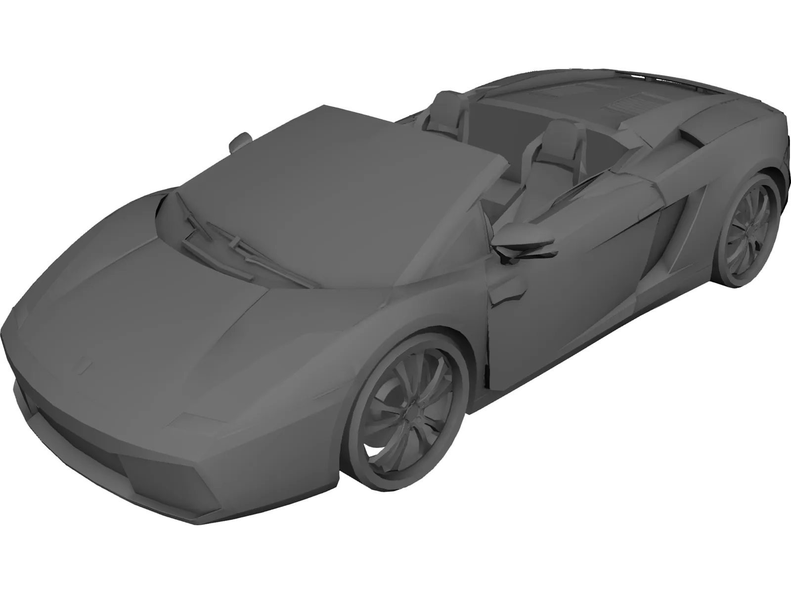 Lamborghini Gallardo Spyder 3D Model