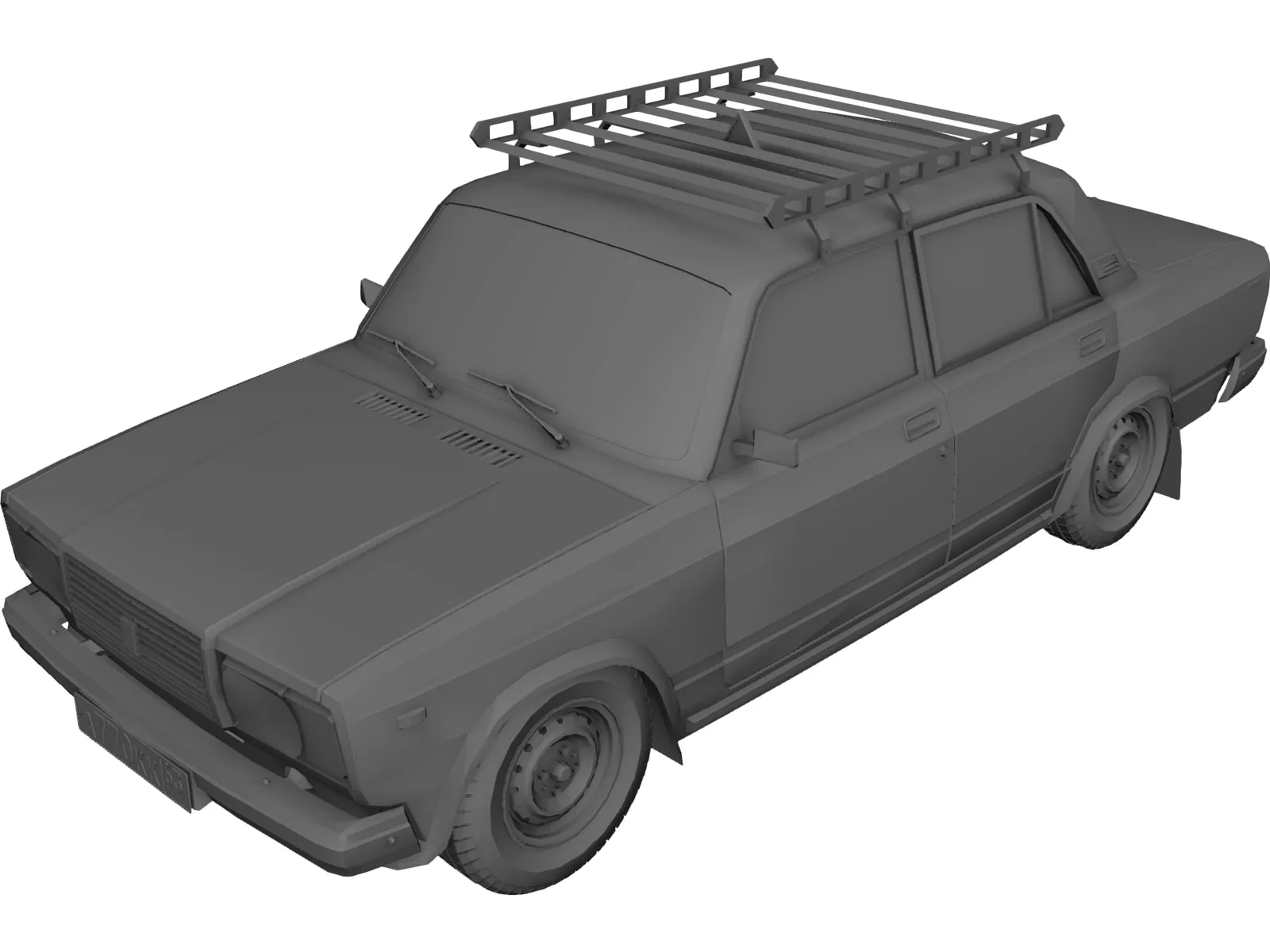 VAZ 2105 Lada 3D Model