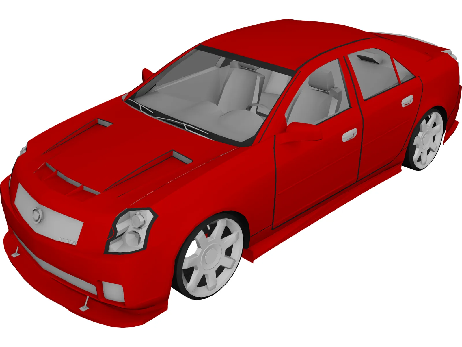 Cadillac CTS [Tuned] 3D Model