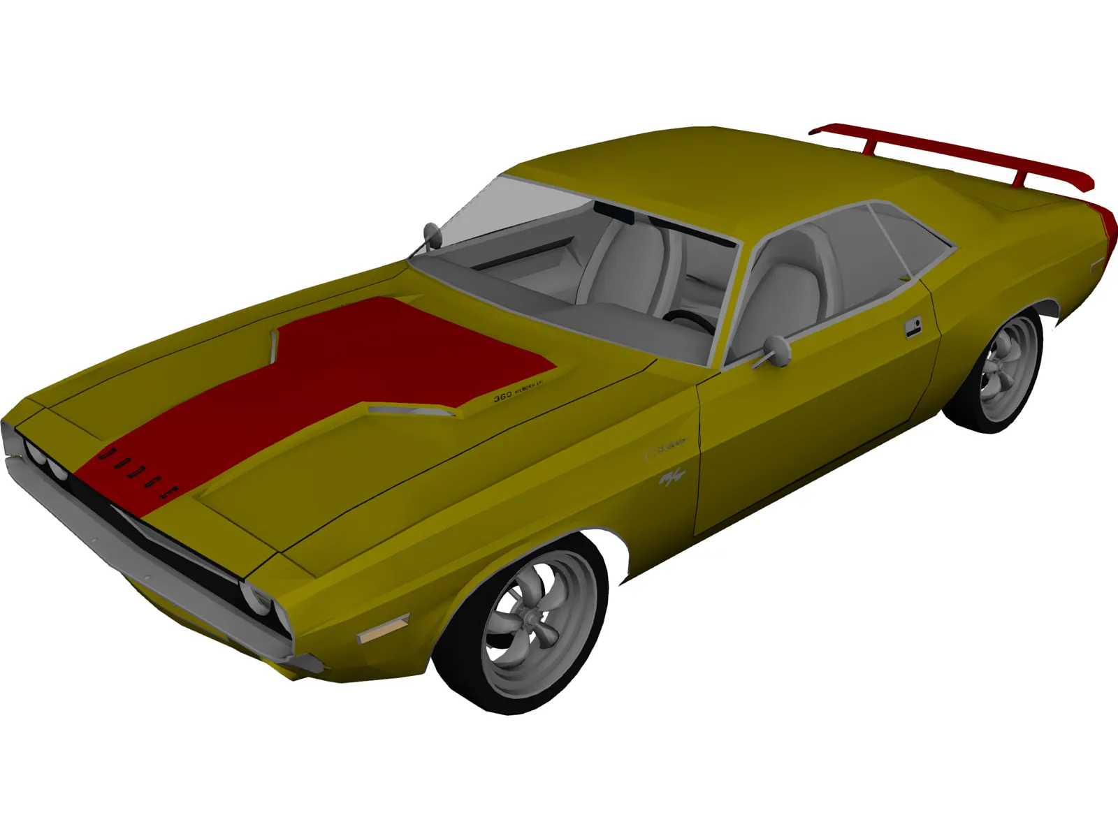 Dodge Challenger (1970) 3D Model