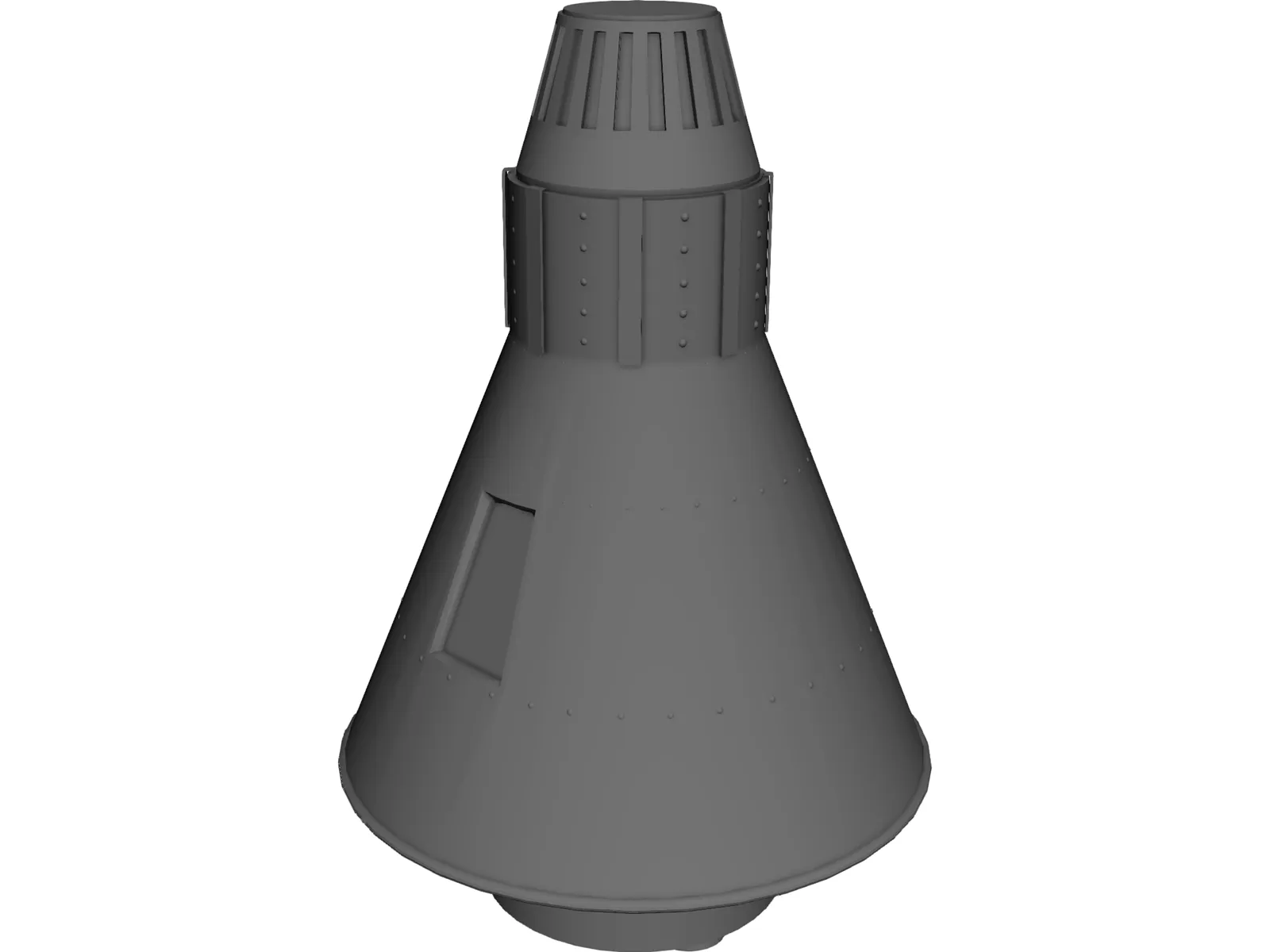 Aurora 7 Spaceship 3D Model
