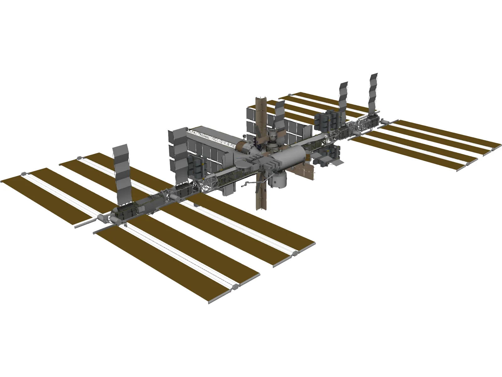 International Space Station (ISS) 3D Model