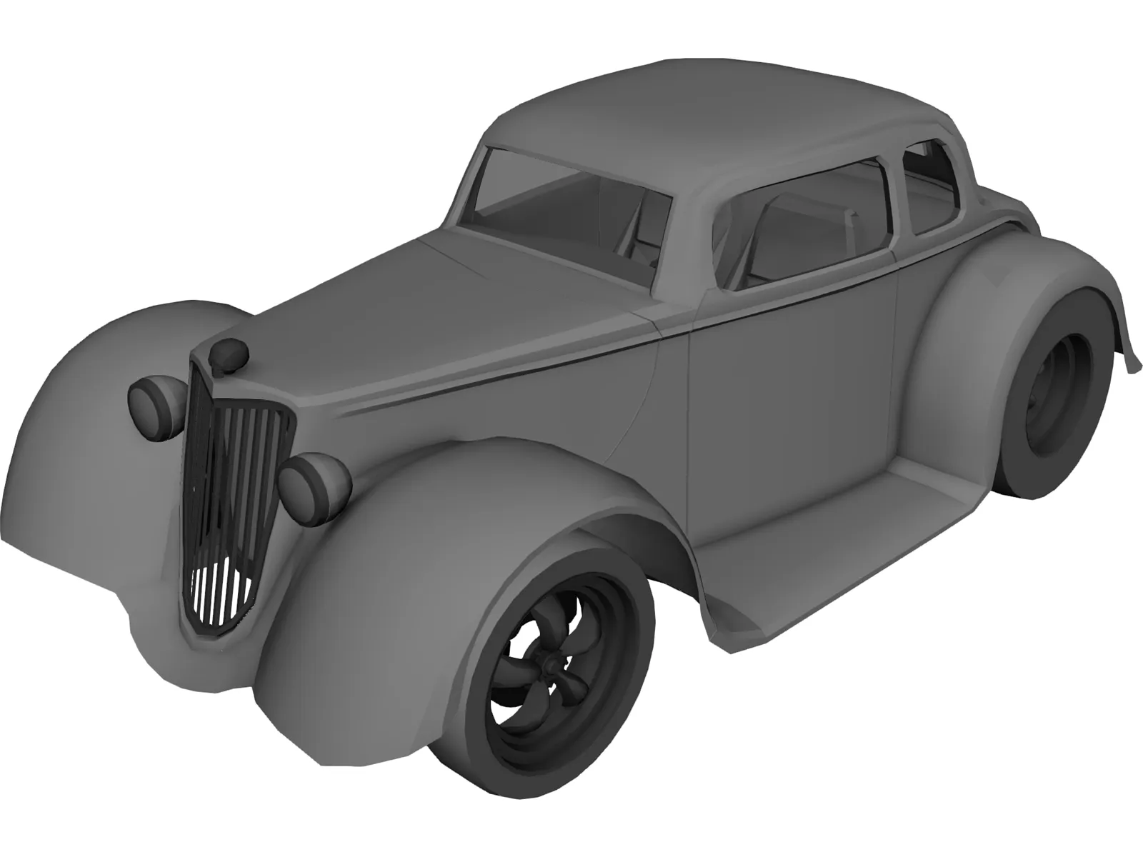 Ford Hot Rod (1930) 3D Model