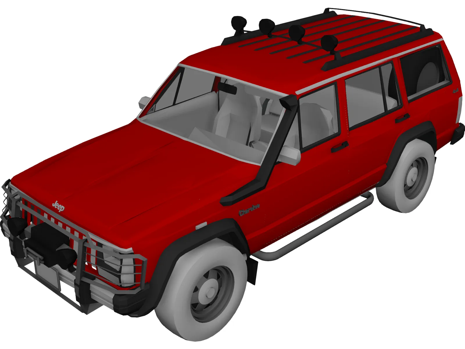 Jeep Grand Cherokee (1985) 3D Model