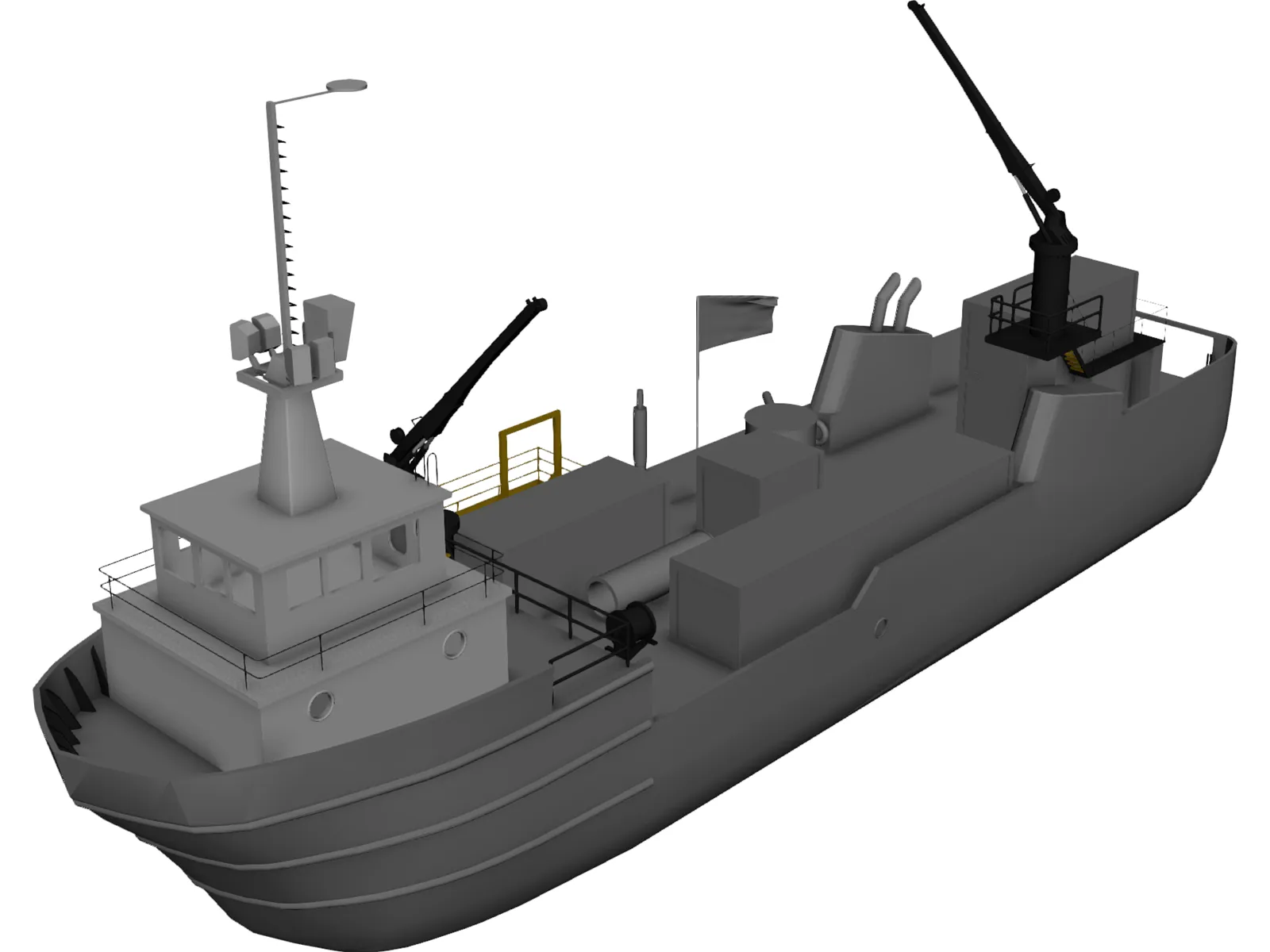 SeaWolf D3C 3D Model