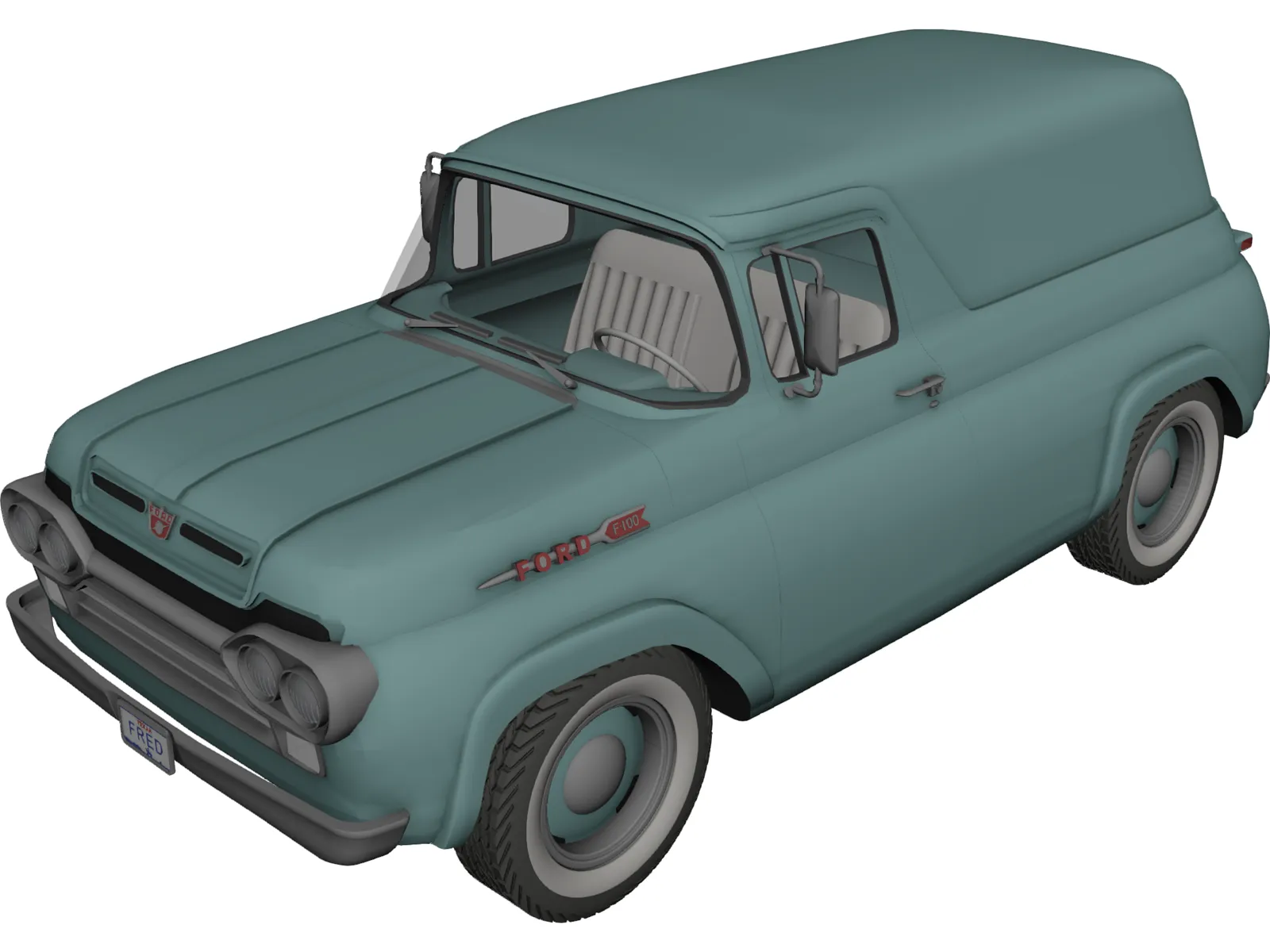 Ford Panel (1960) 3D Model