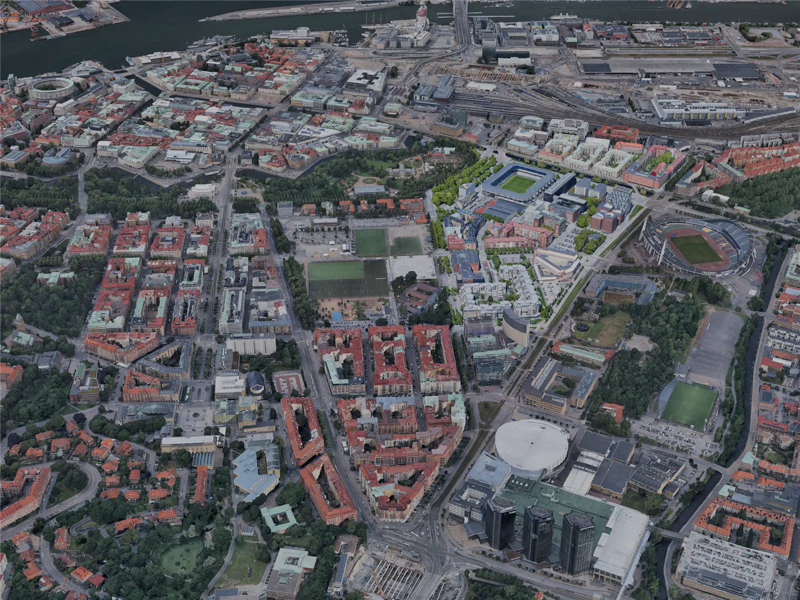 Gothenburg City, Sweden (2022) 3D Model