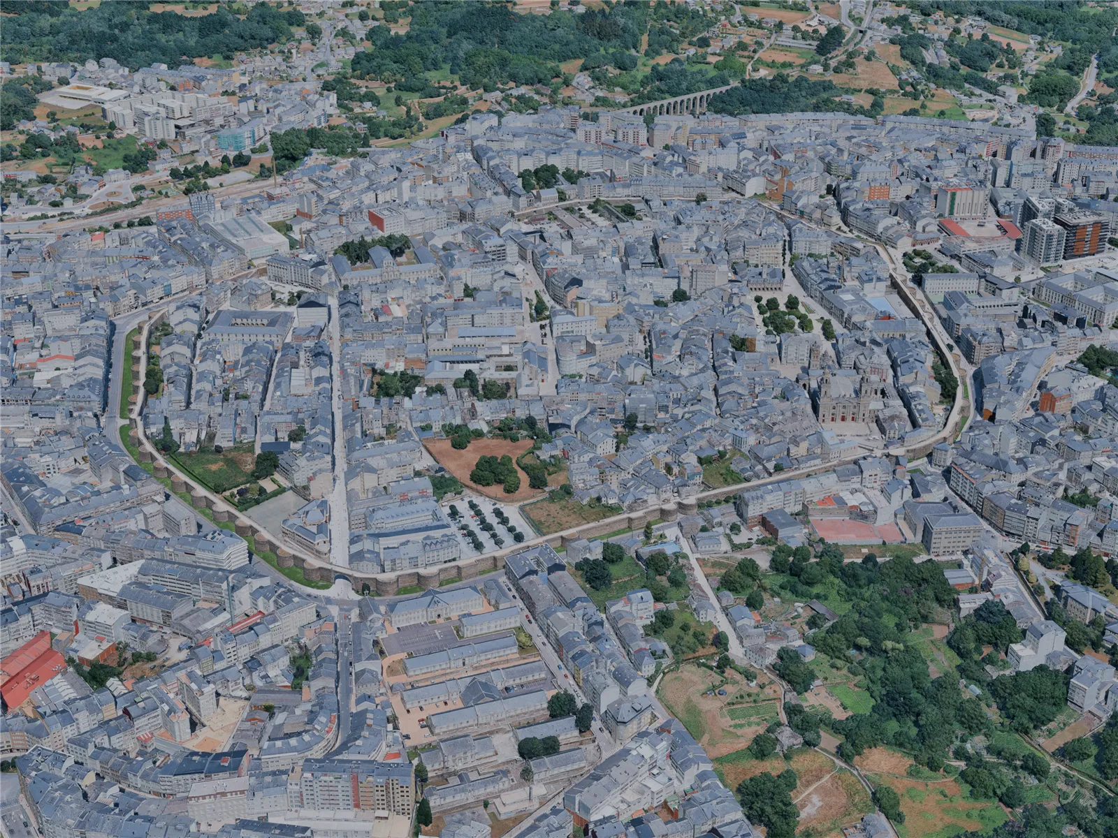 Lugo City, Spain (2024) 3D Model