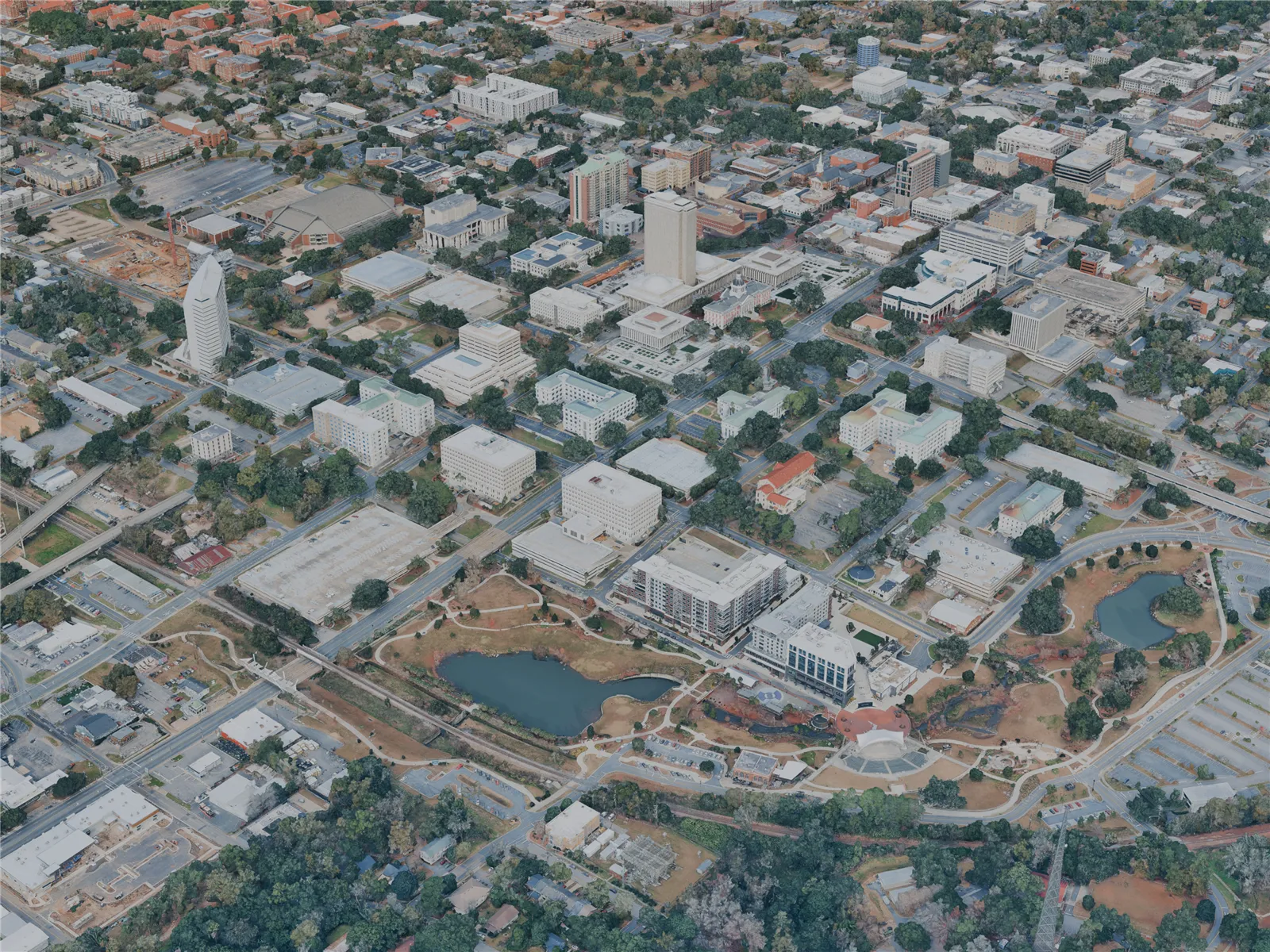 Tallahassee City, FL, USA (2024) 3D Model