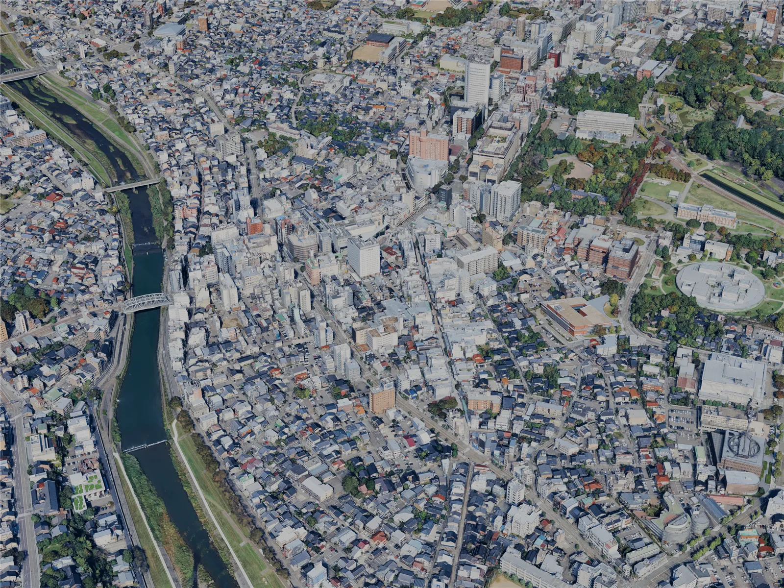 Kanazawa City, Japan (2024) 3D Model