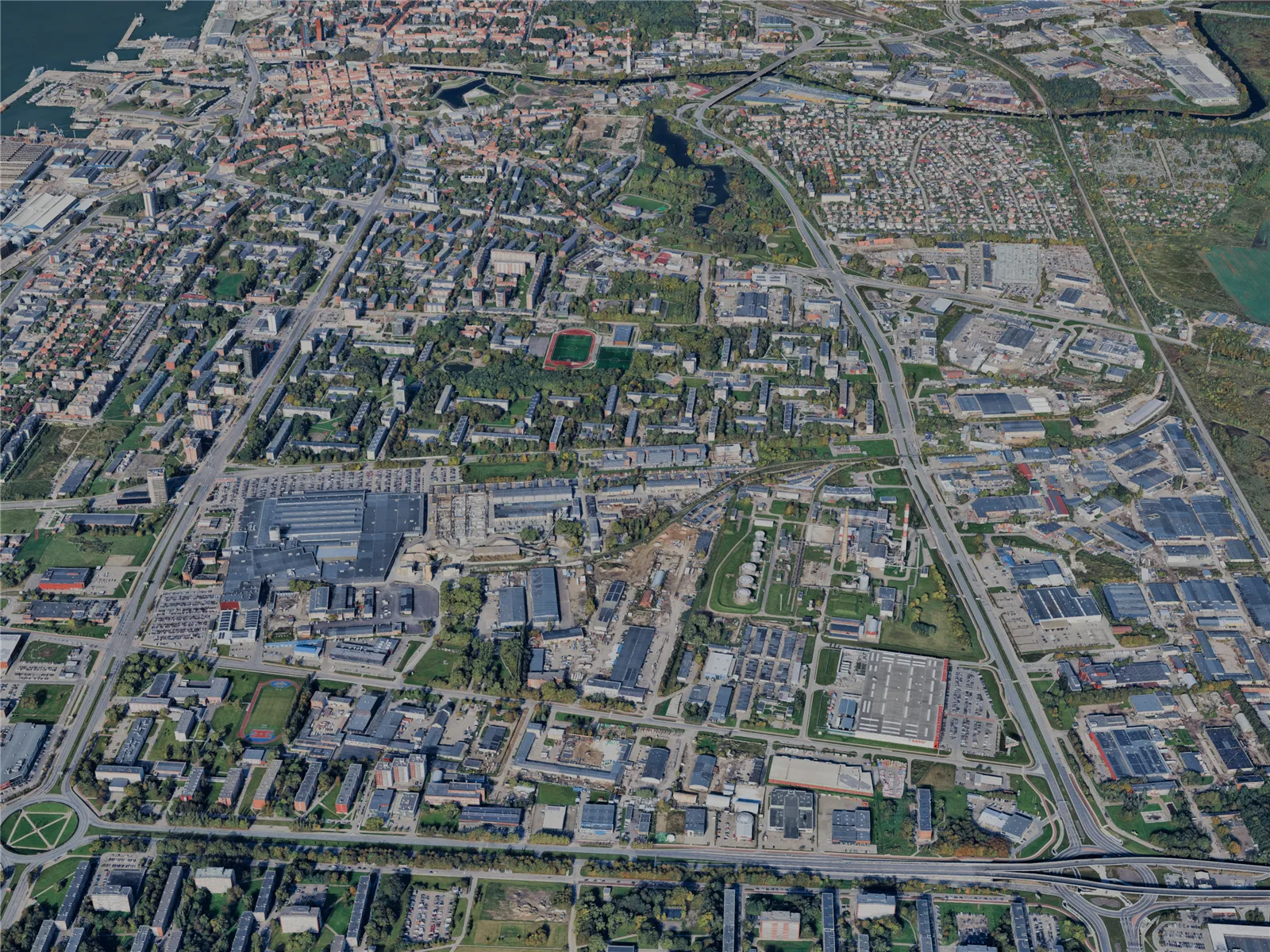 Klaipeda City, Lithuania (2024) 3D Model