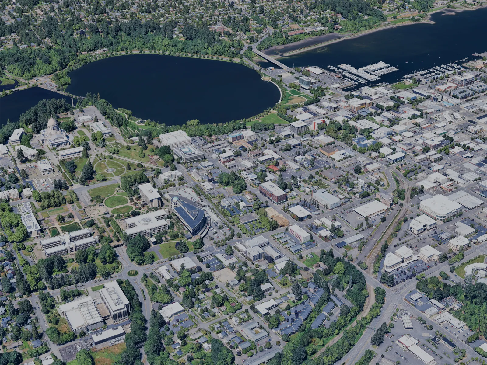 Olympia City, WA, USA (2024) 3D Model