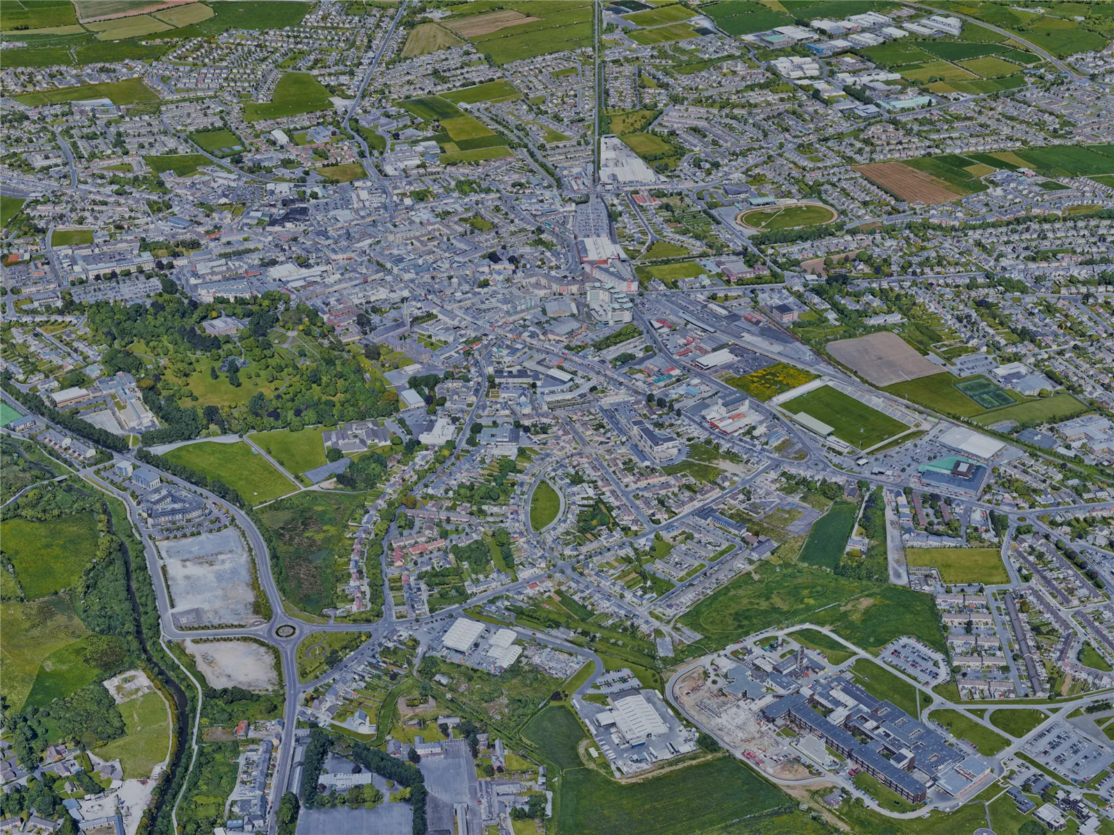 Tralee City, Ireland (2023) 3D Model